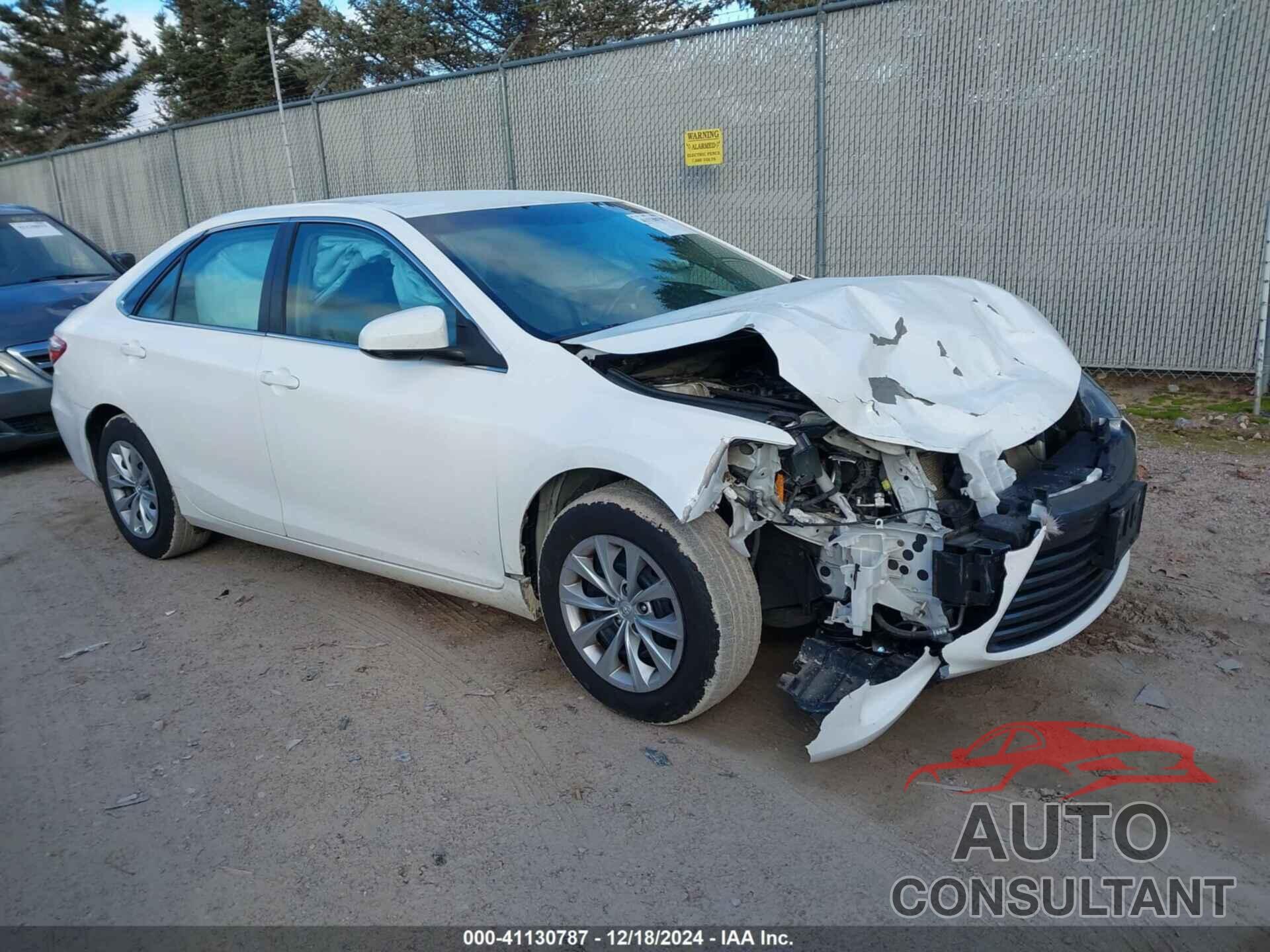 TOYOTA CAMRY 2016 - 4T4BF1FK4GR534242