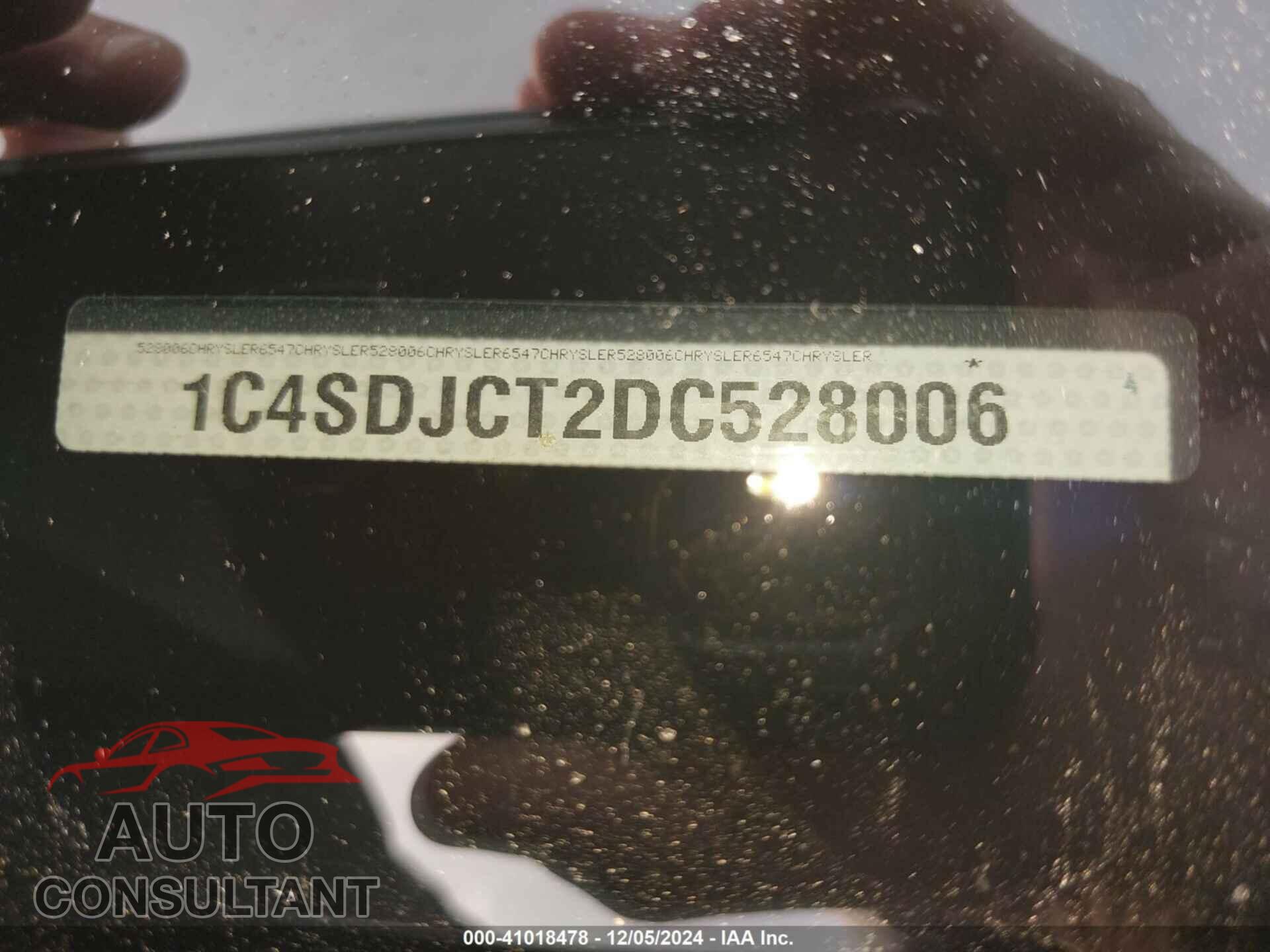 DODGE DURANGO 2013 - 1C4SDJCT2DC528006