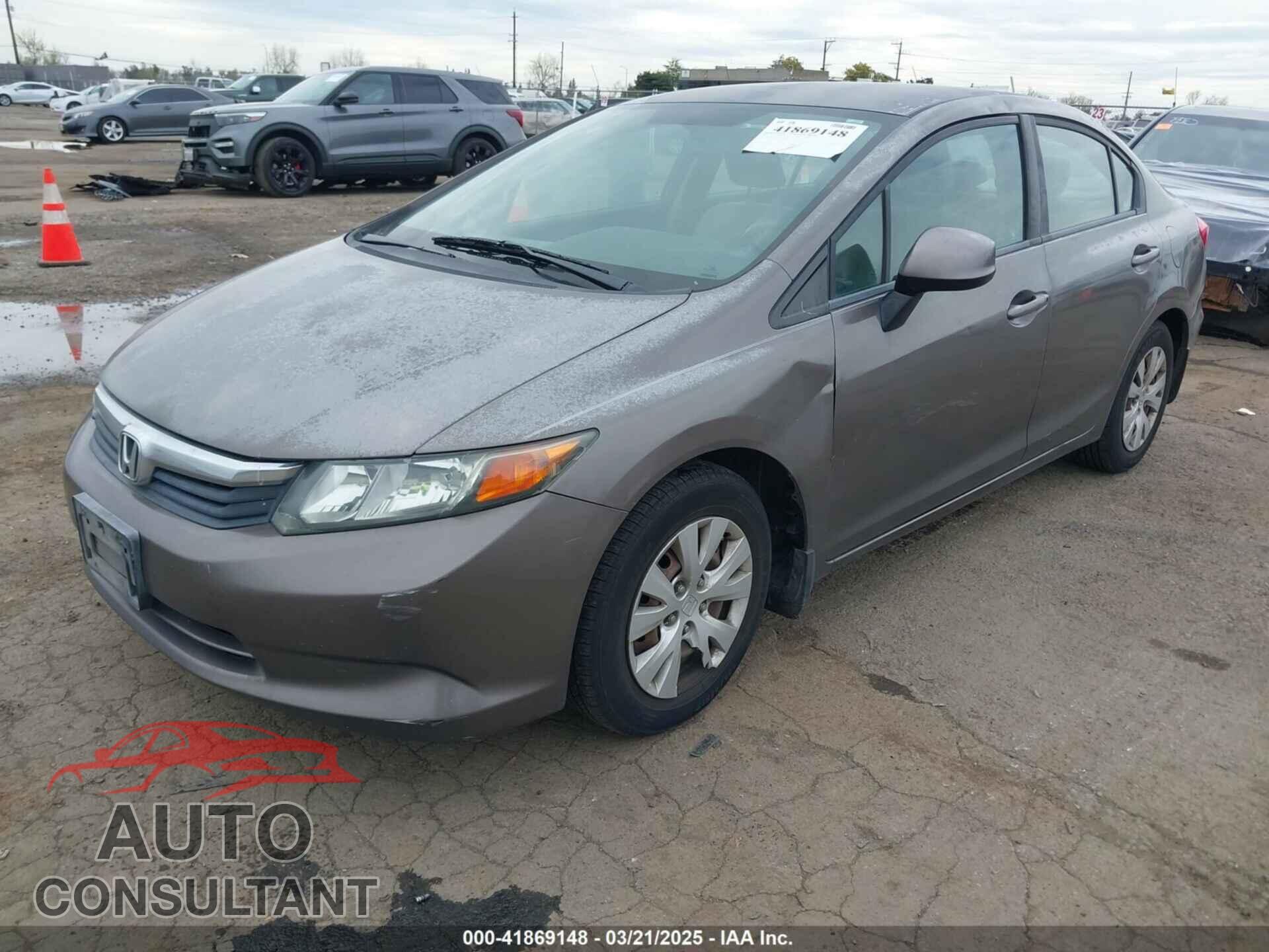 HONDA CIVIC 2012 - 2HGFB2F50CH516511