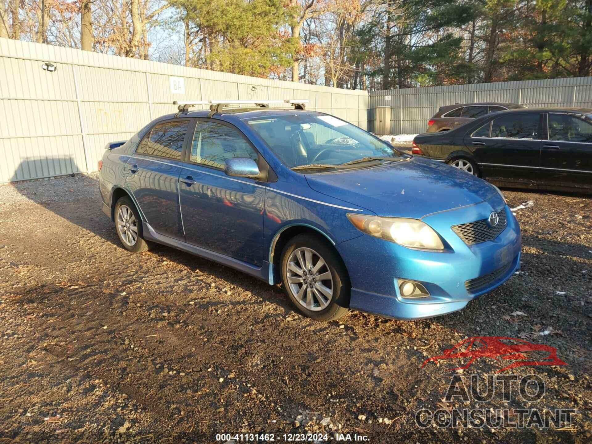 TOYOTA COROLLA 2009 - 2T1BU40EX9C165282