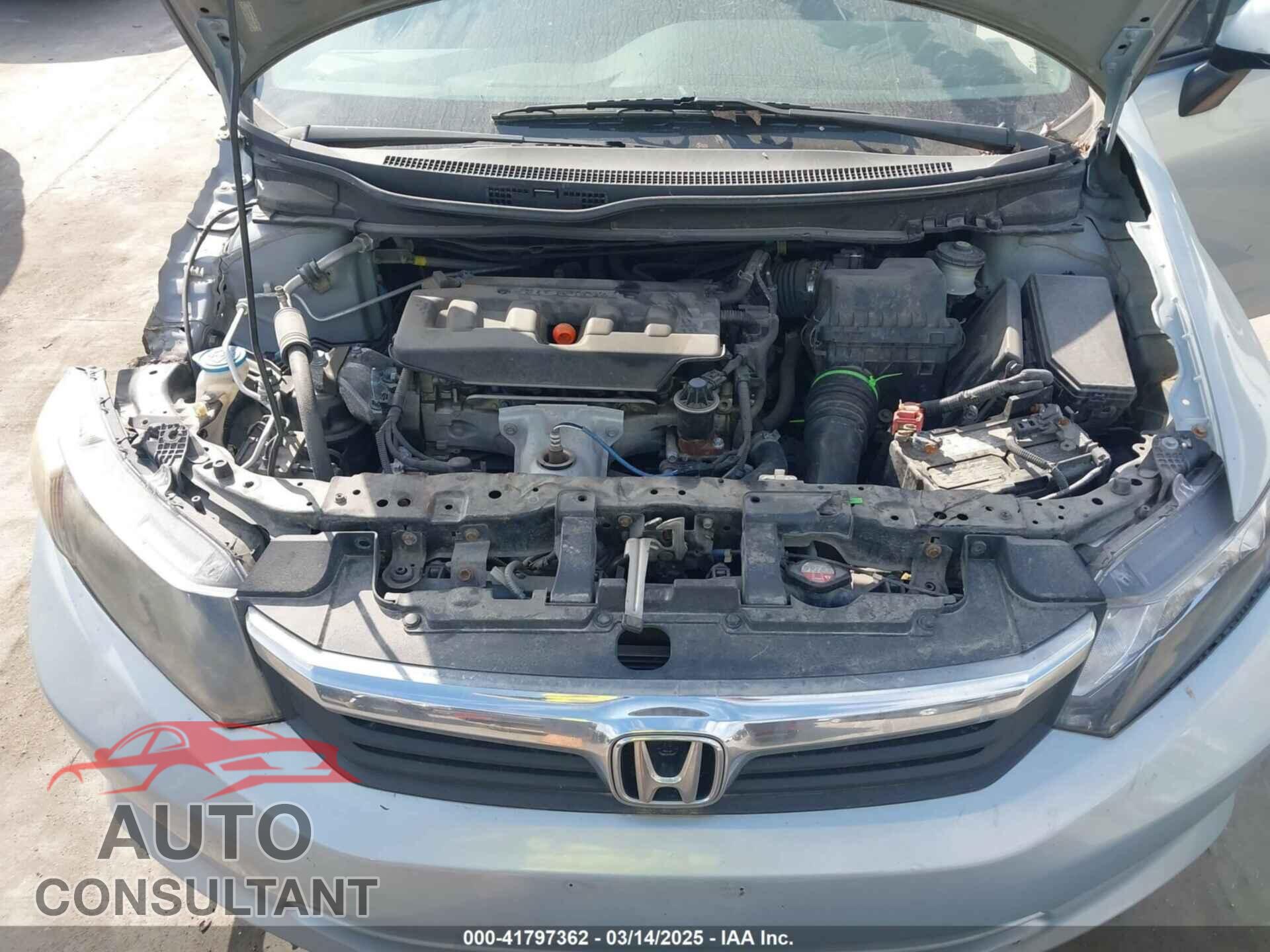 HONDA CIVIC 2012 - 2HGFB2F54CH539841