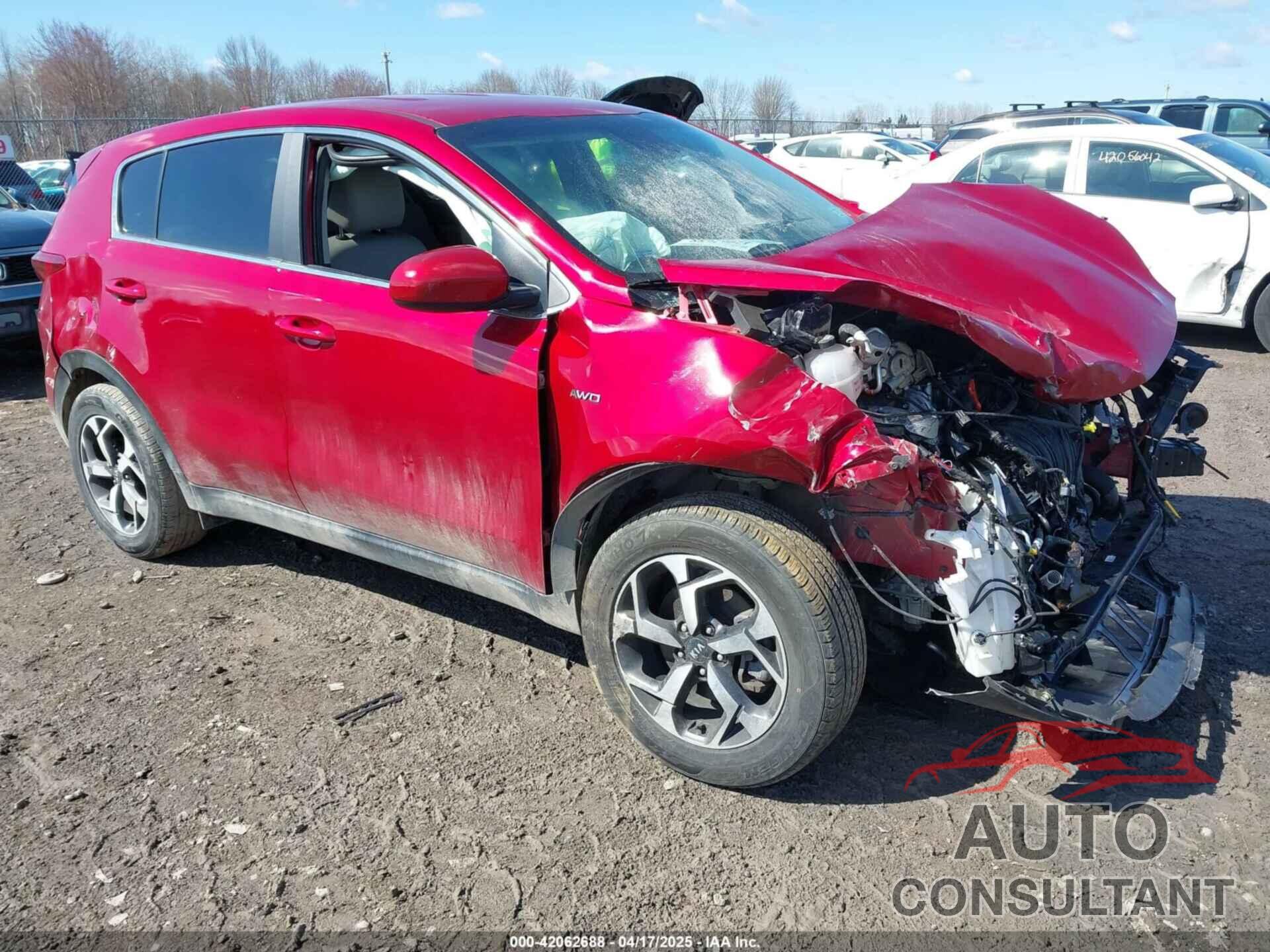 KIA SPORTAGE 2022 - KNDPMCAC9N7010389