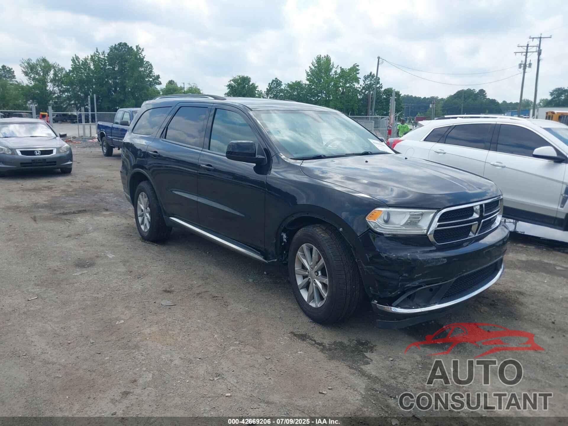 DODGE DURANGO 2017 - 1C4RDJAG7HC860405