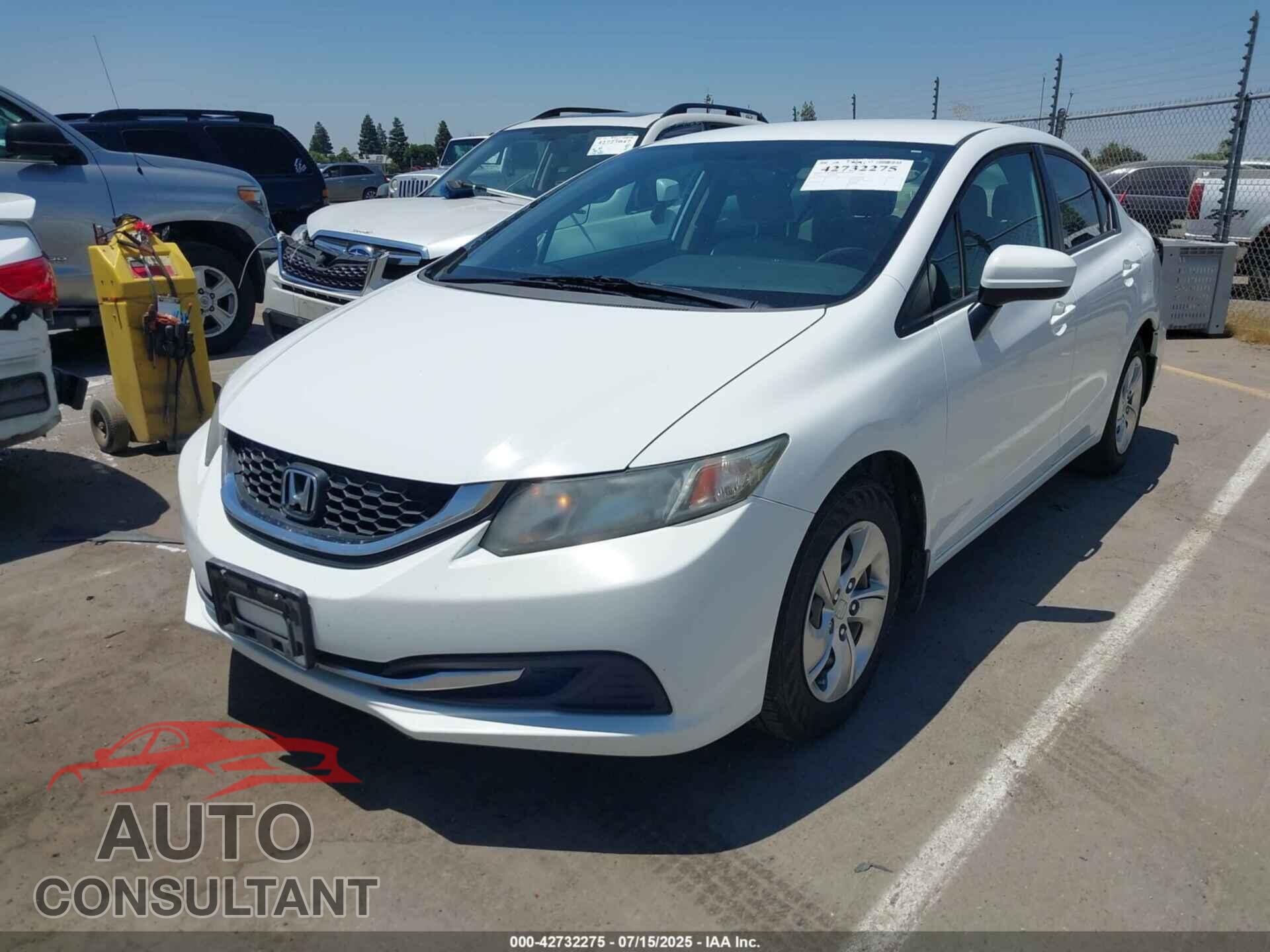 HONDA CIVIC 2014 - 19XFB2F54EE229914