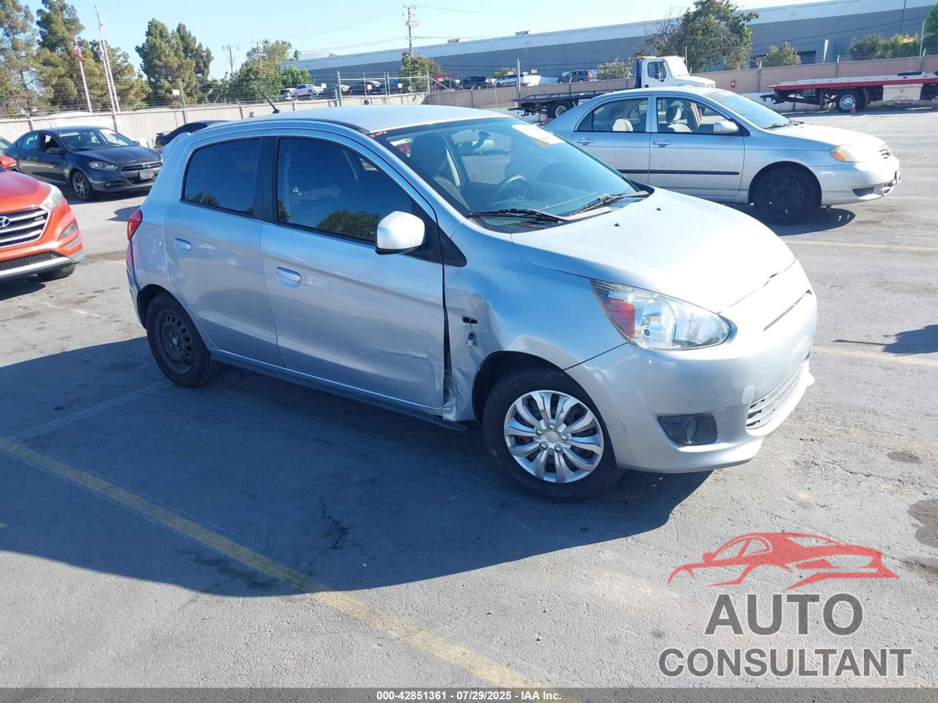MITSUBISHI MIRAGE 2015 - ML32A3HJ1FH038886