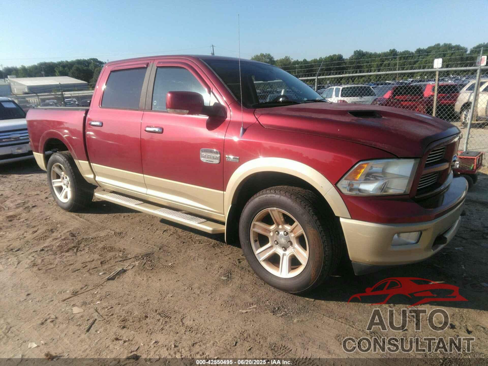 DODGE RAM 1500 2012 - 1C6RD7PT0CS211123