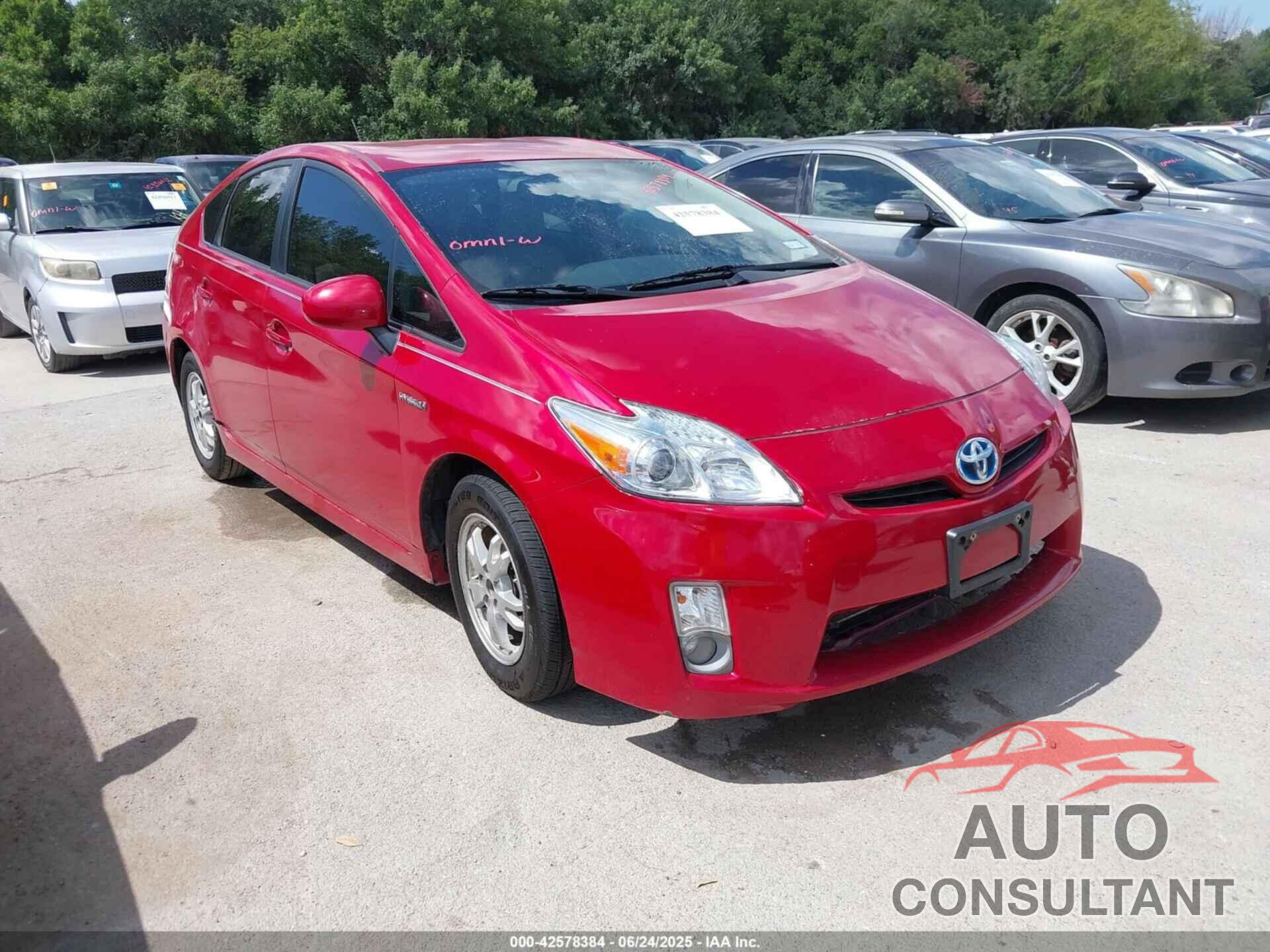 TOYOTA PRIUS 2011 - JTDKN3DU0B5336455