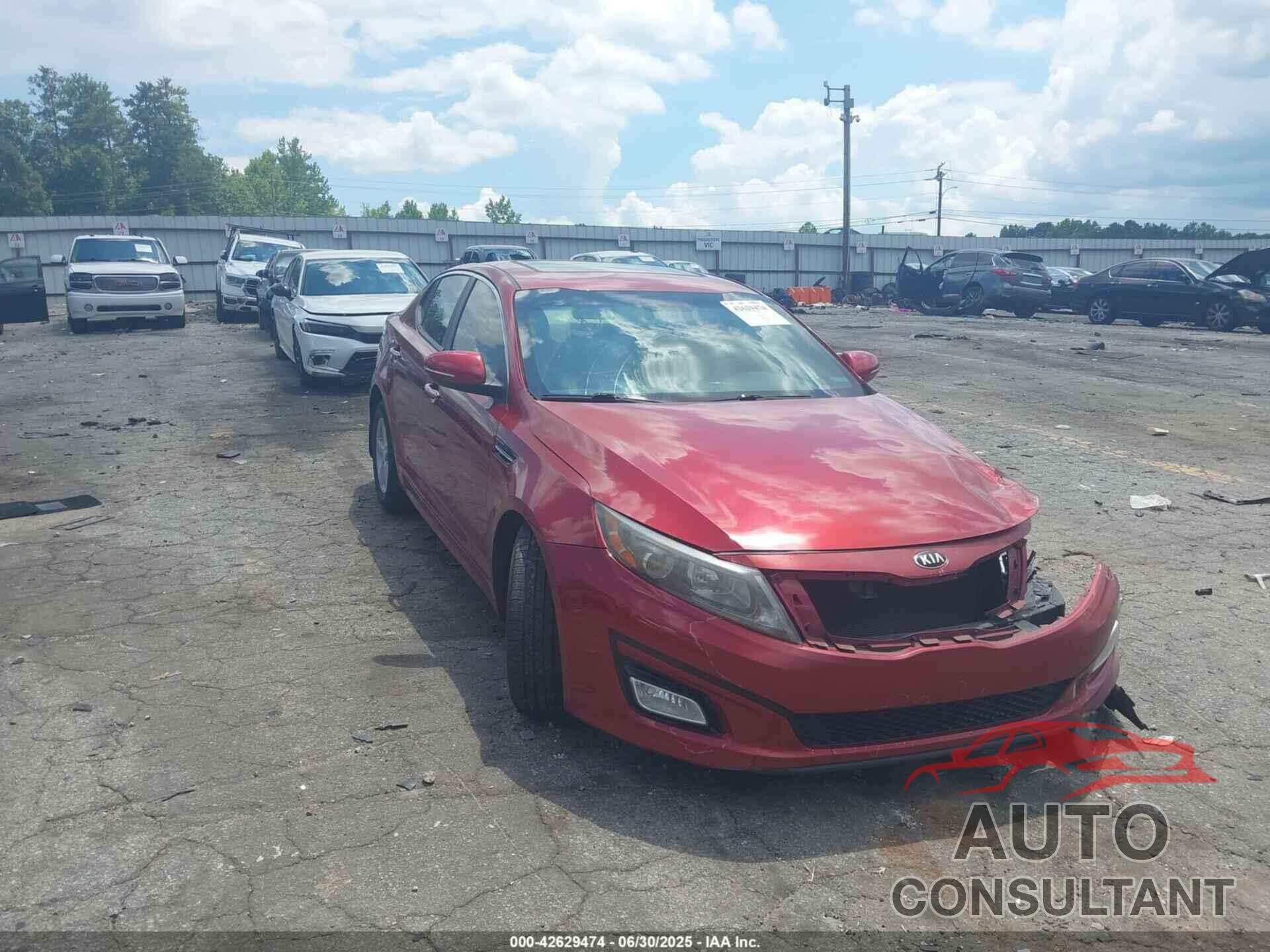 KIA OPTIMA 2014 - 5XXGM4A70EG304604