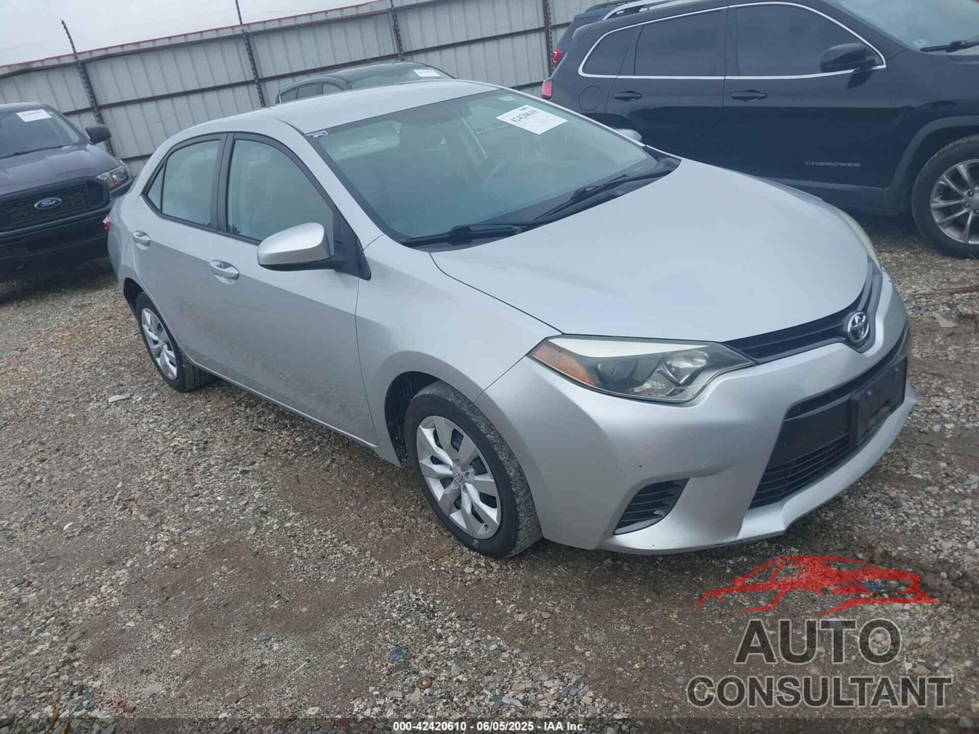 TOYOTA COROLLA 2015 - 5YFBURHE9FP297995