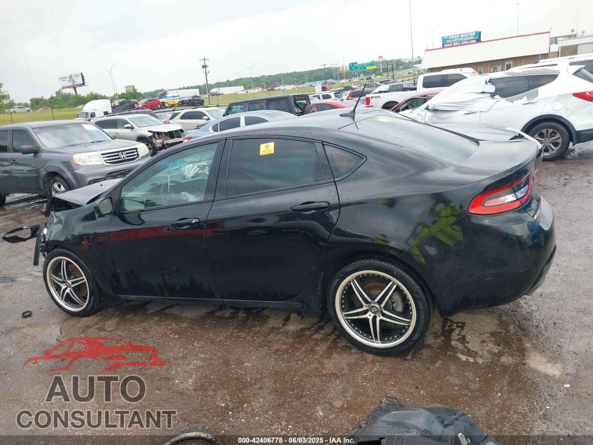 DODGE DART 2013 - 1C3CDFBA9DD105682