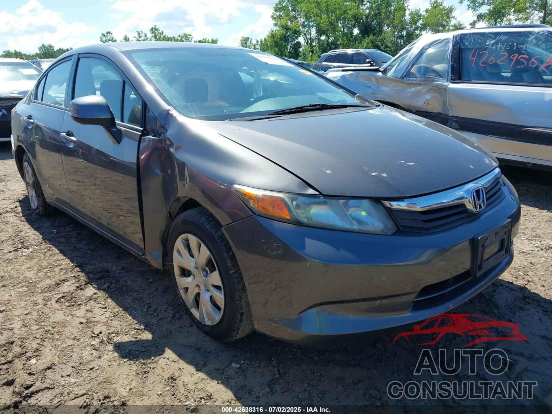 HONDA CIVIC 2012 - 2HGFB2F59CH610404