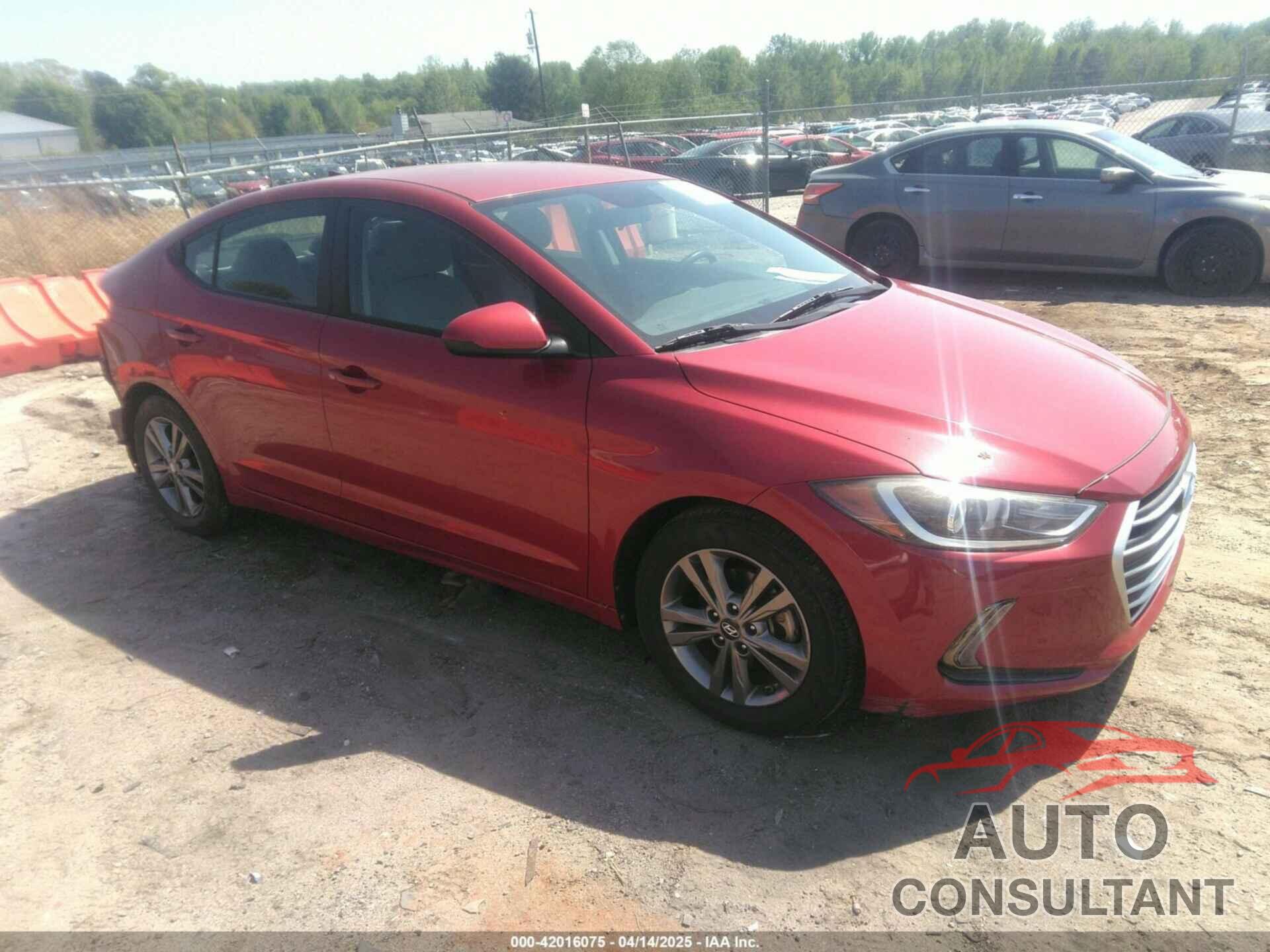 HYUNDAI ELANTRA 2017 - 5NPD84LF4HH024673