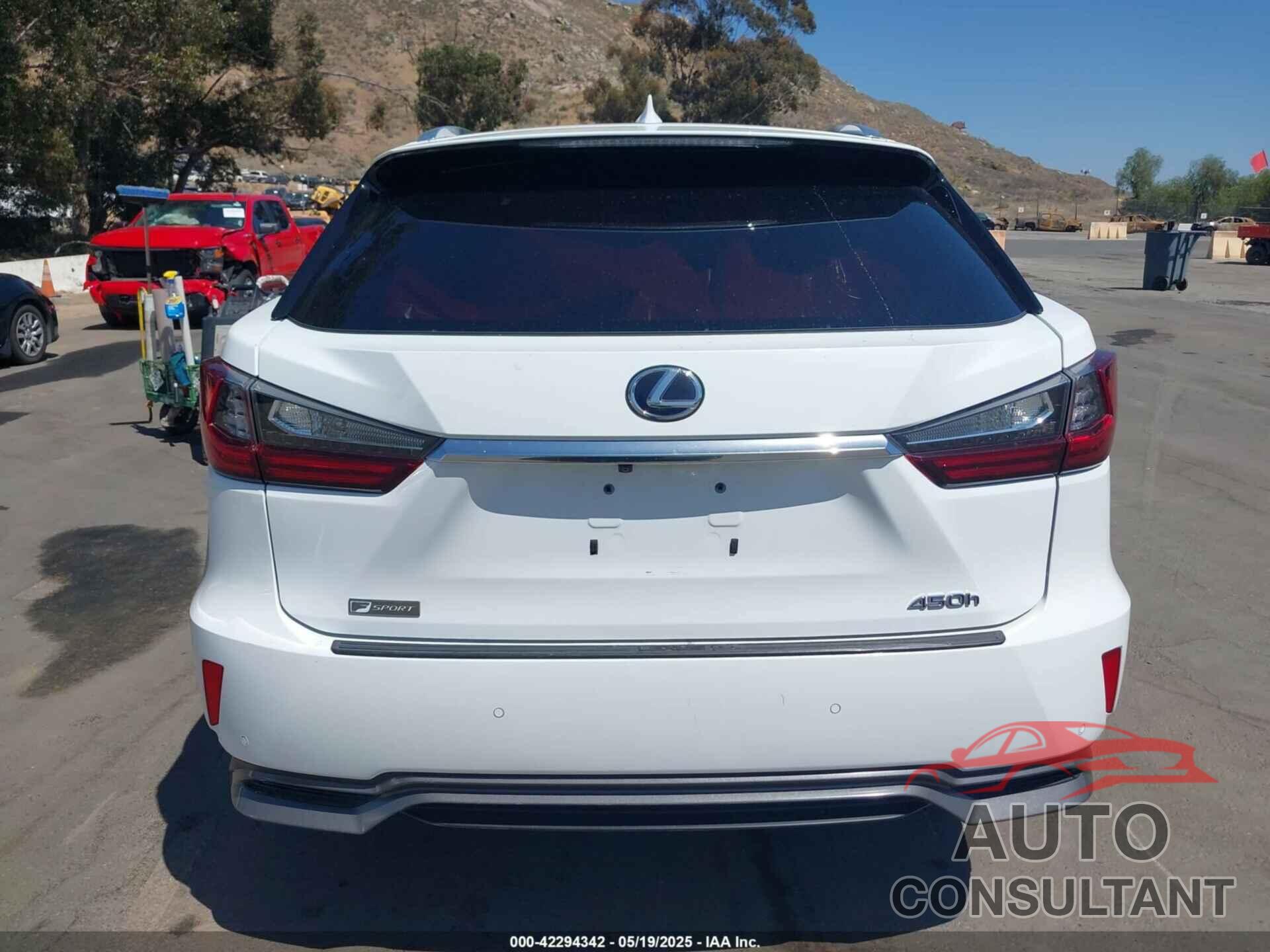 LEXUS RX 450H 2017 - 2T2BGMCA7HC019433