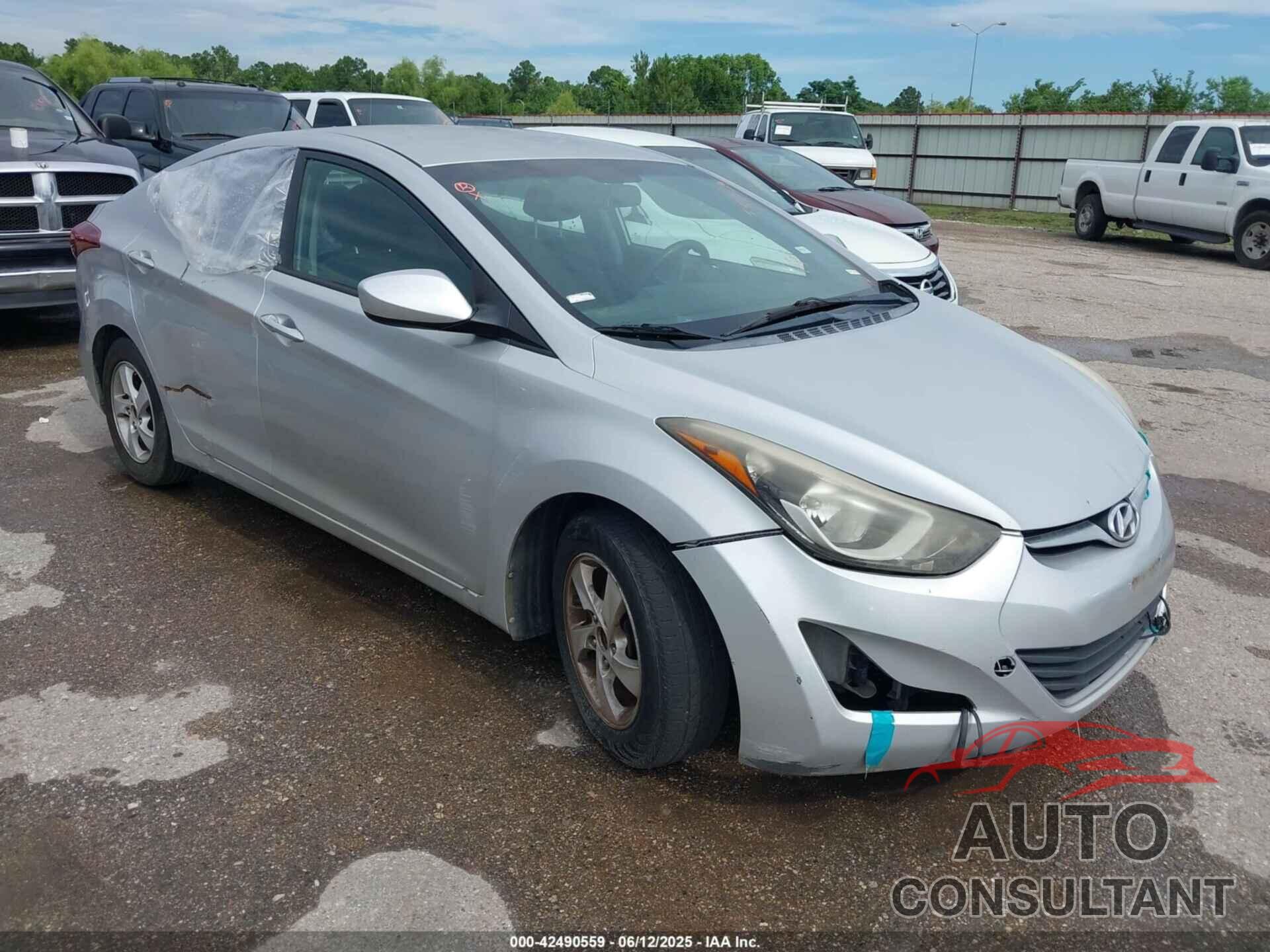 HYUNDAI ELANTRA 2014 - KMHDH4AE1EU172030