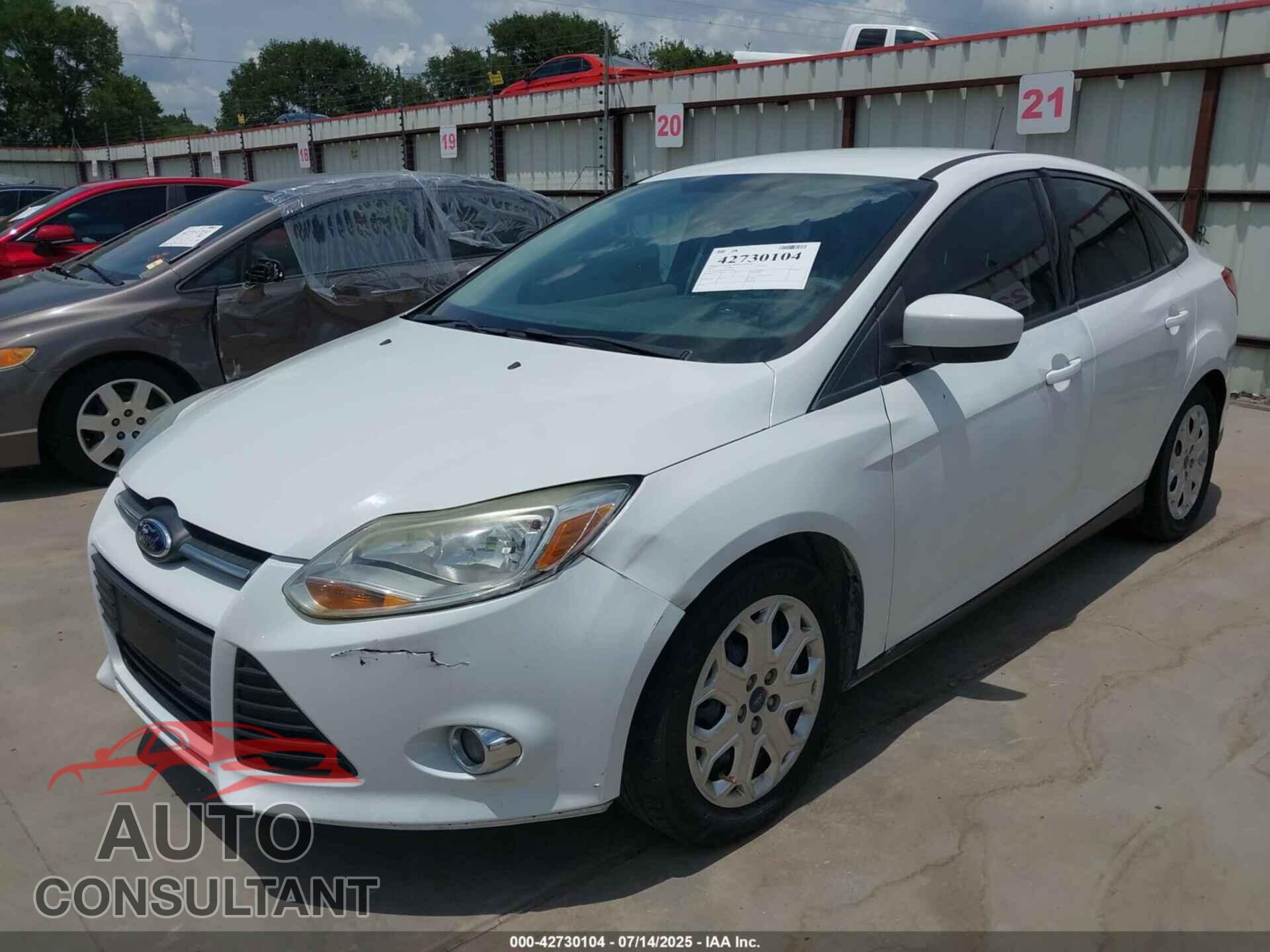 FORD FOCUS 2012 - 1FAHP3F28CL465983