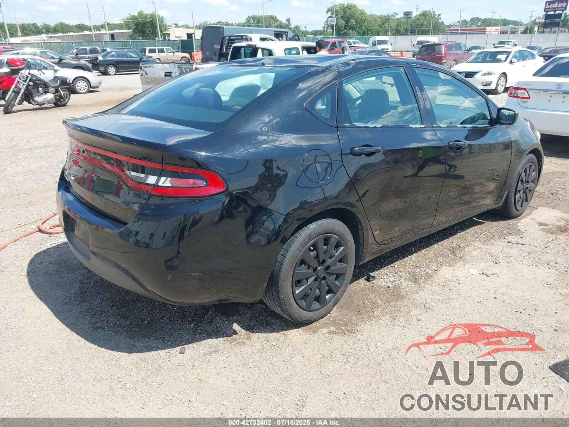 DODGE DART 2016 - 1C3CDFAAXGD570882