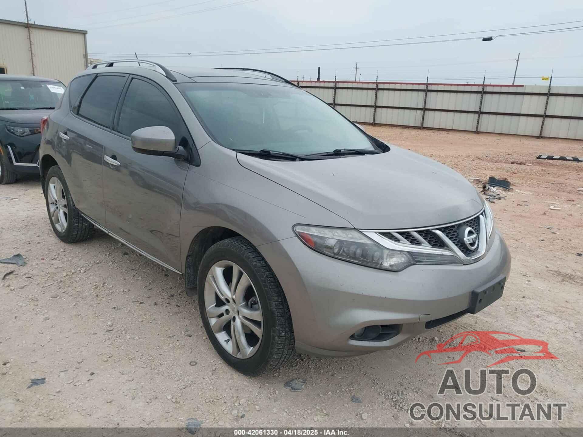 NISSAN MURANO 2011 - JN8AZ1MWXBW152841