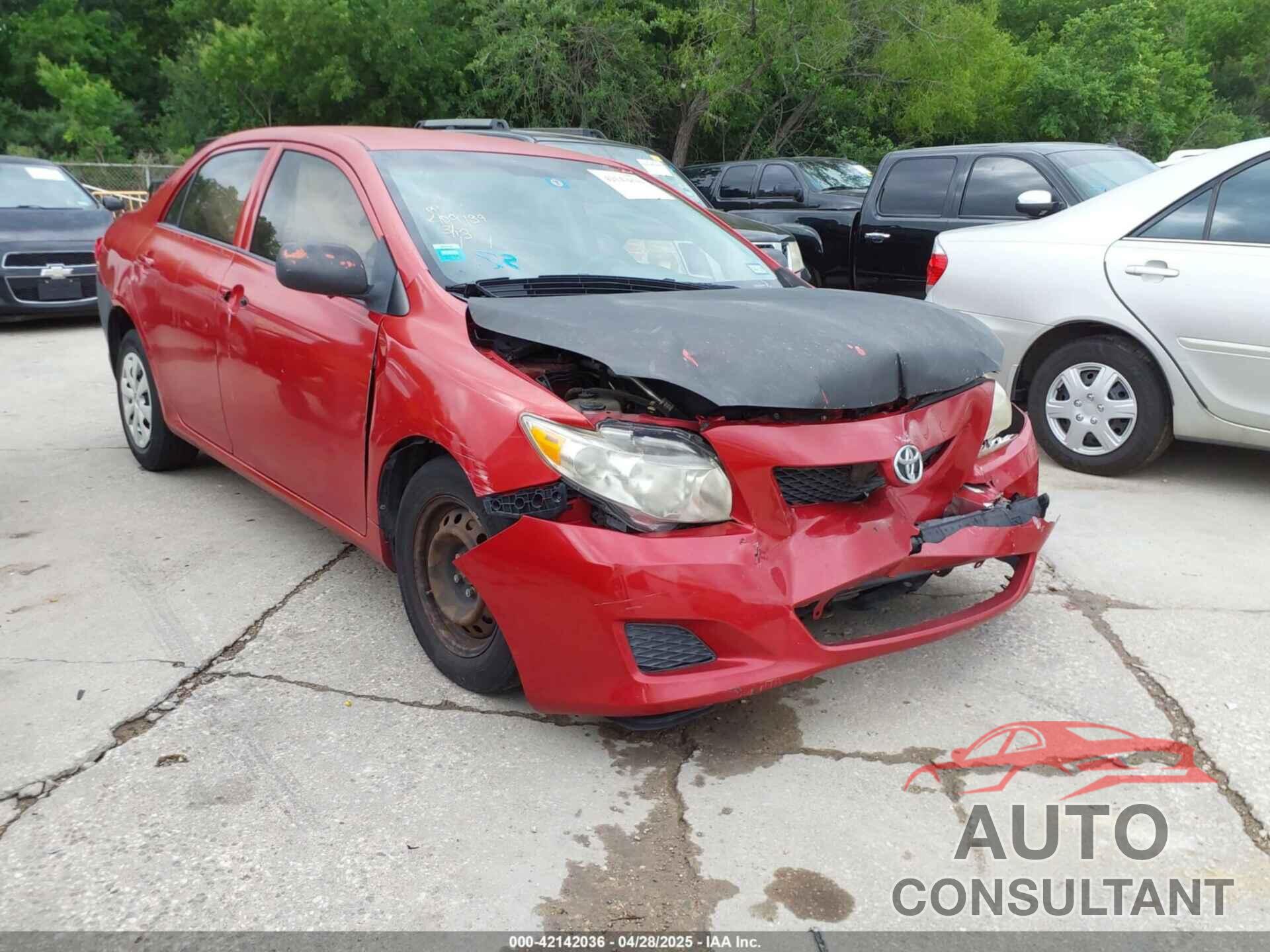 TOYOTA COROLLA 2009 - 1NXBU40E89Z158636
