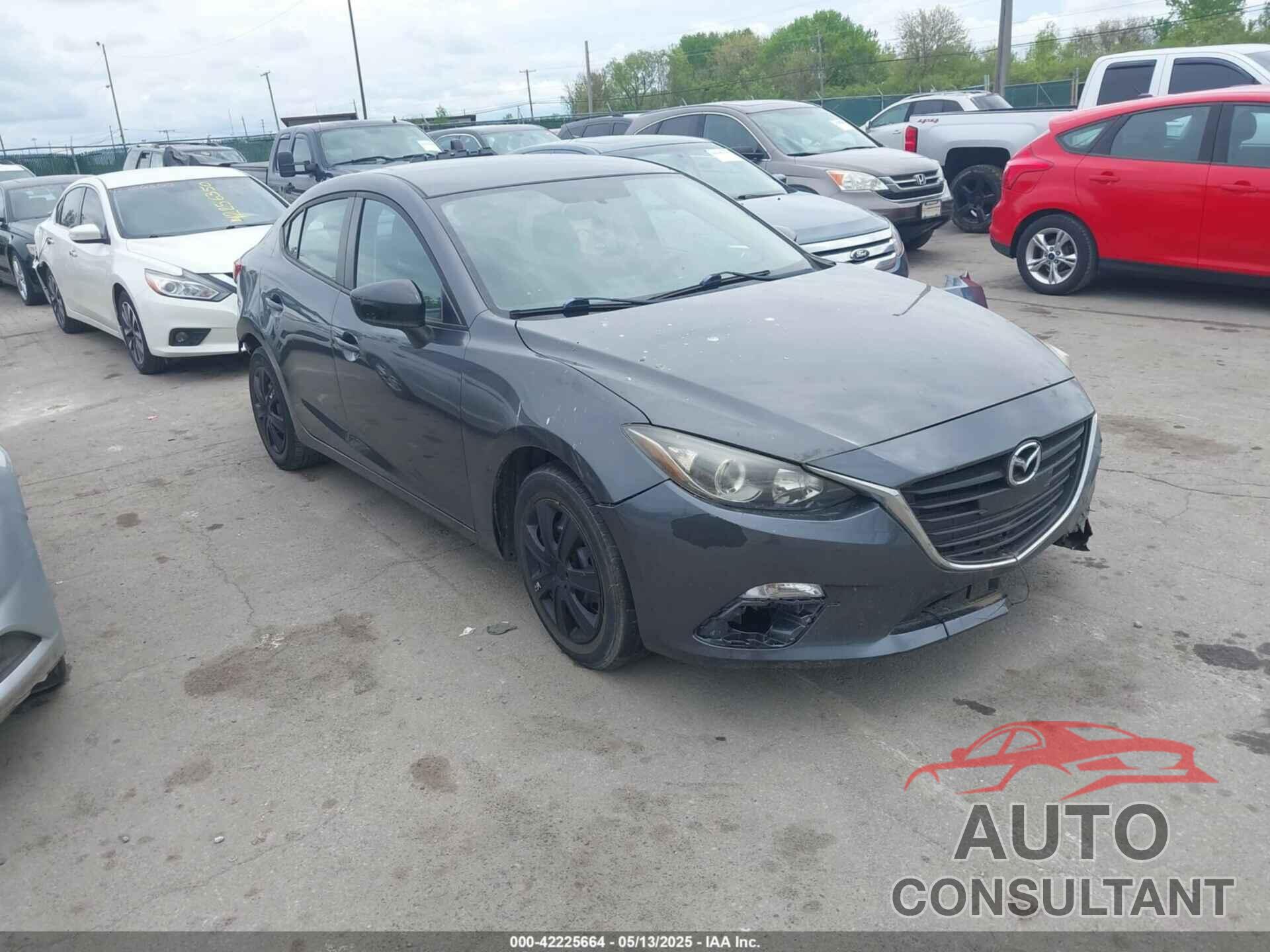 MAZDA MAZDA3 2014 - JM1BM1T72E1149166