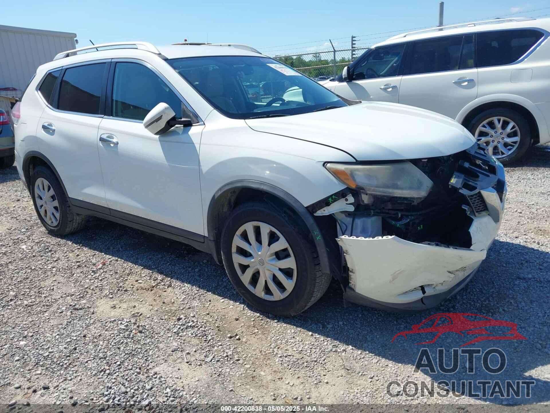 NISSAN ROGUE 2016 - KNMAT2MT5GP662587