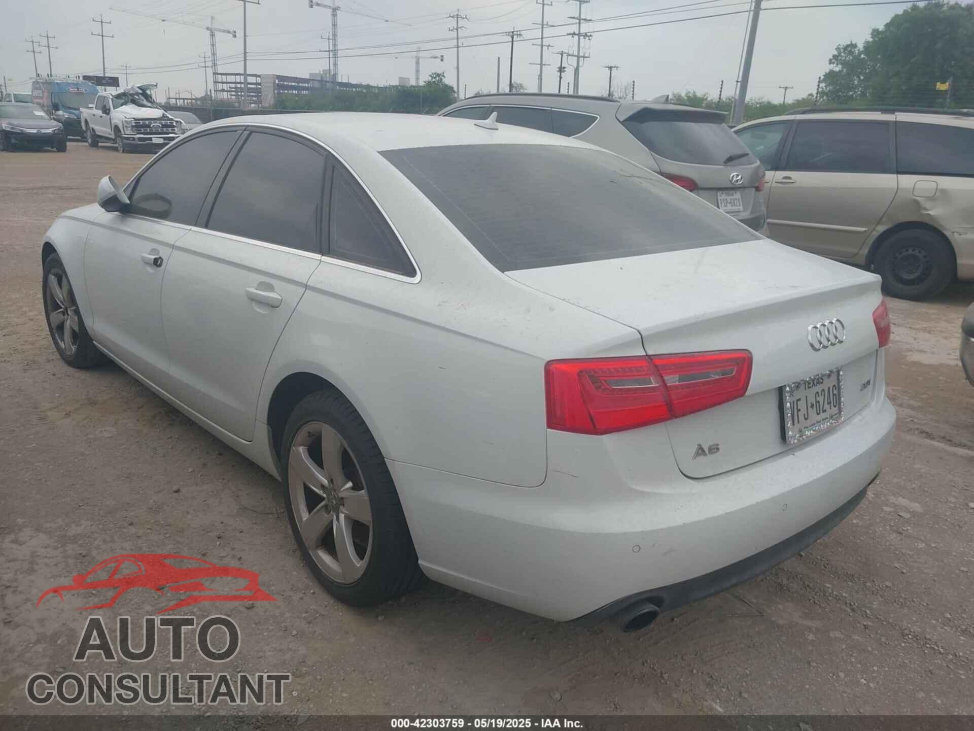 AUDI A6 2012 - WAUDFAFC7CN130997