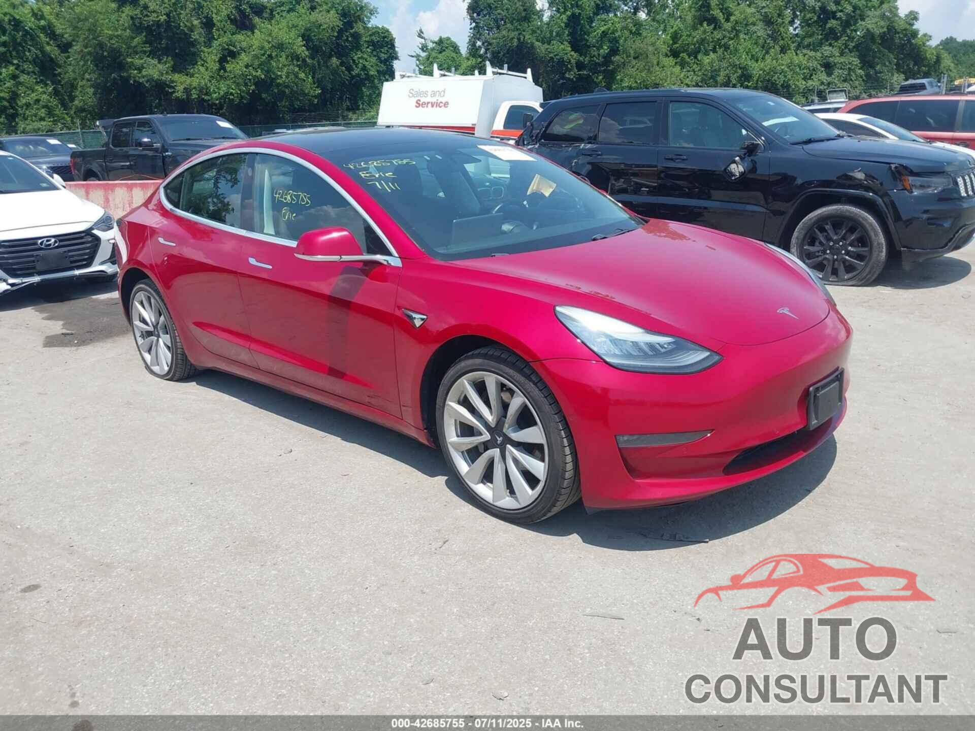 TESLA MODEL 3 2019 - 5YJ3E1EA8KF191094