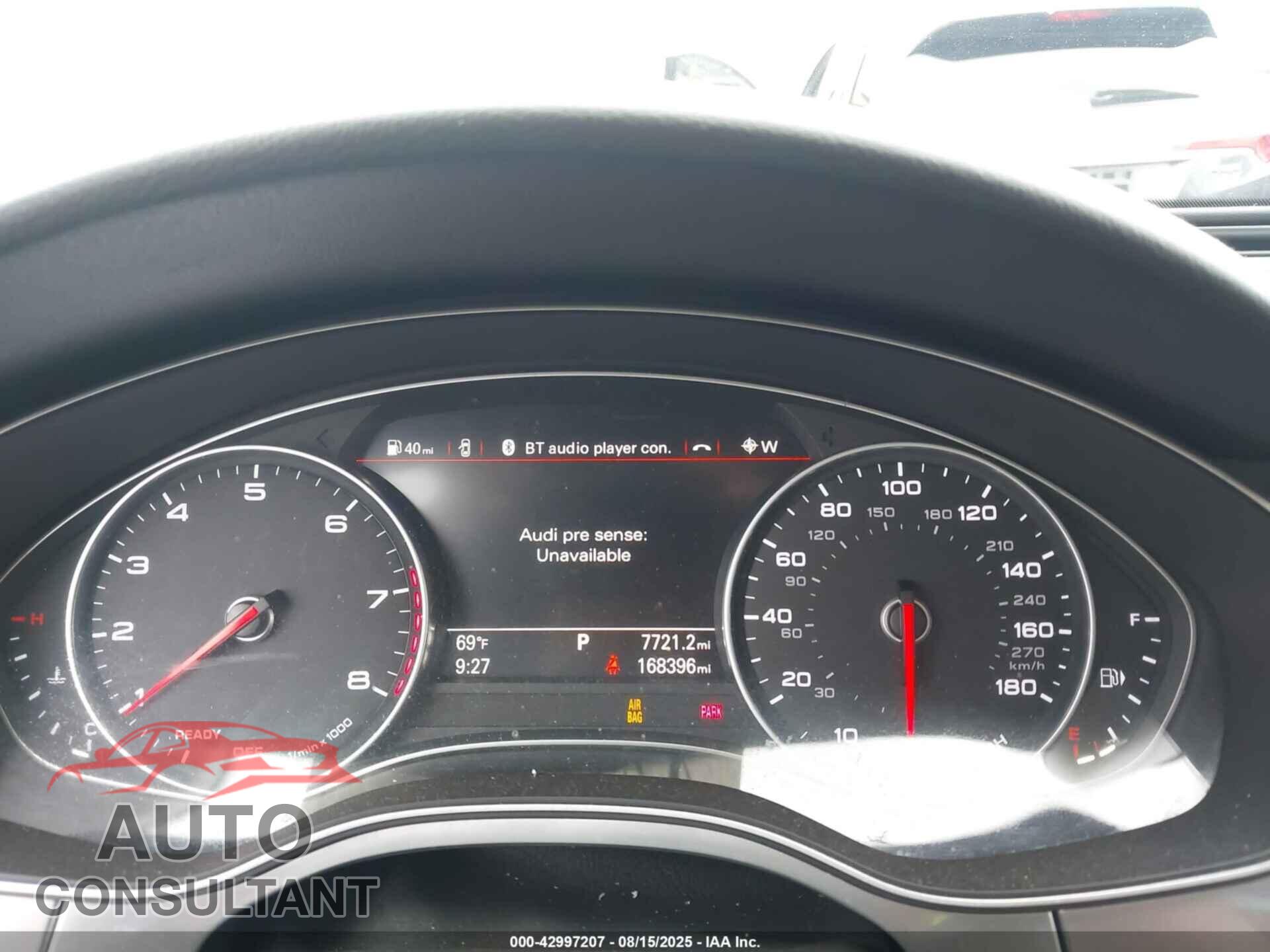 AUDI A6 2016 - WAUGFAFC2GN063602