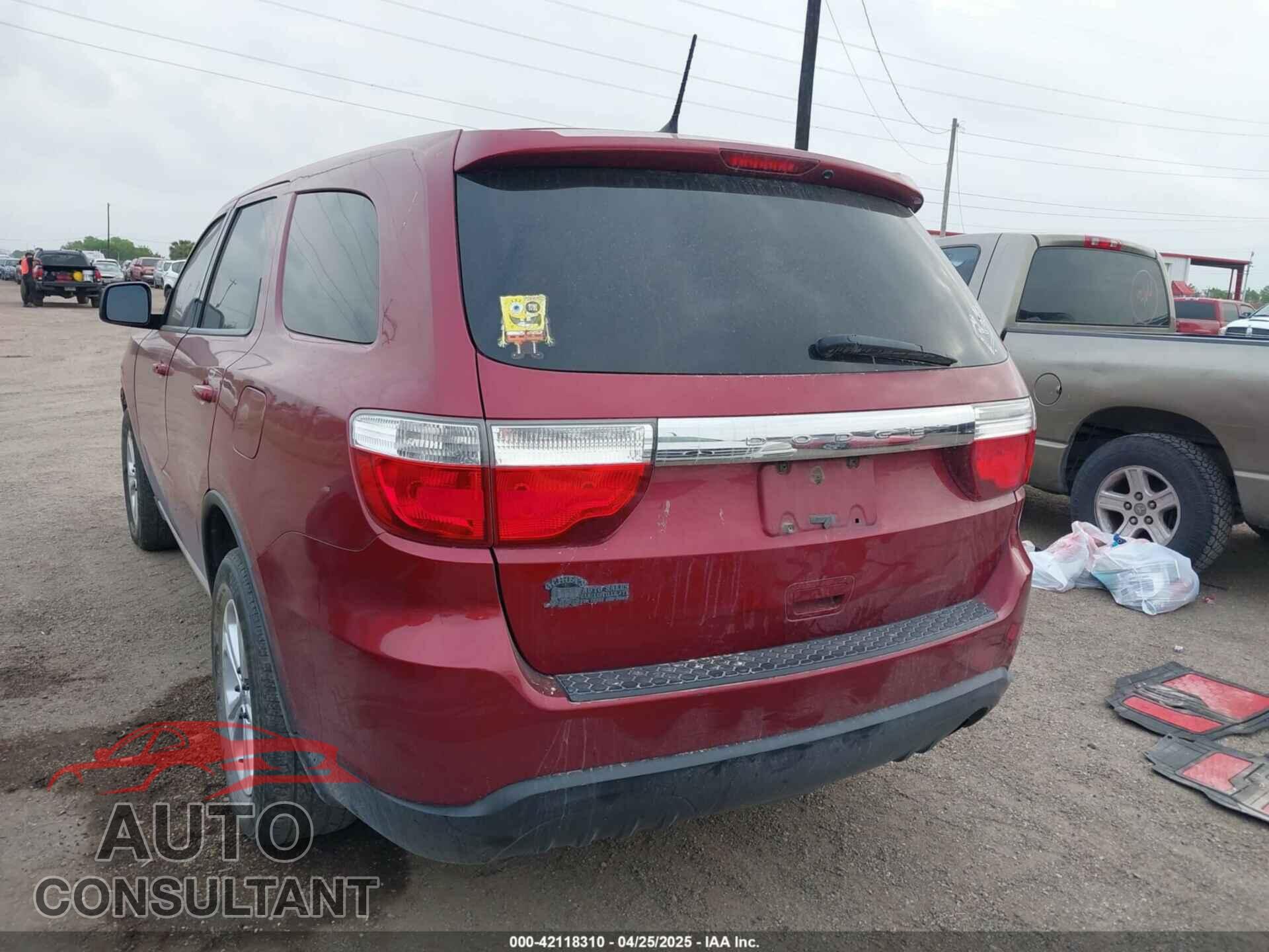 DODGE DURANGO 2013 - 1C4RDHAG6DC527342