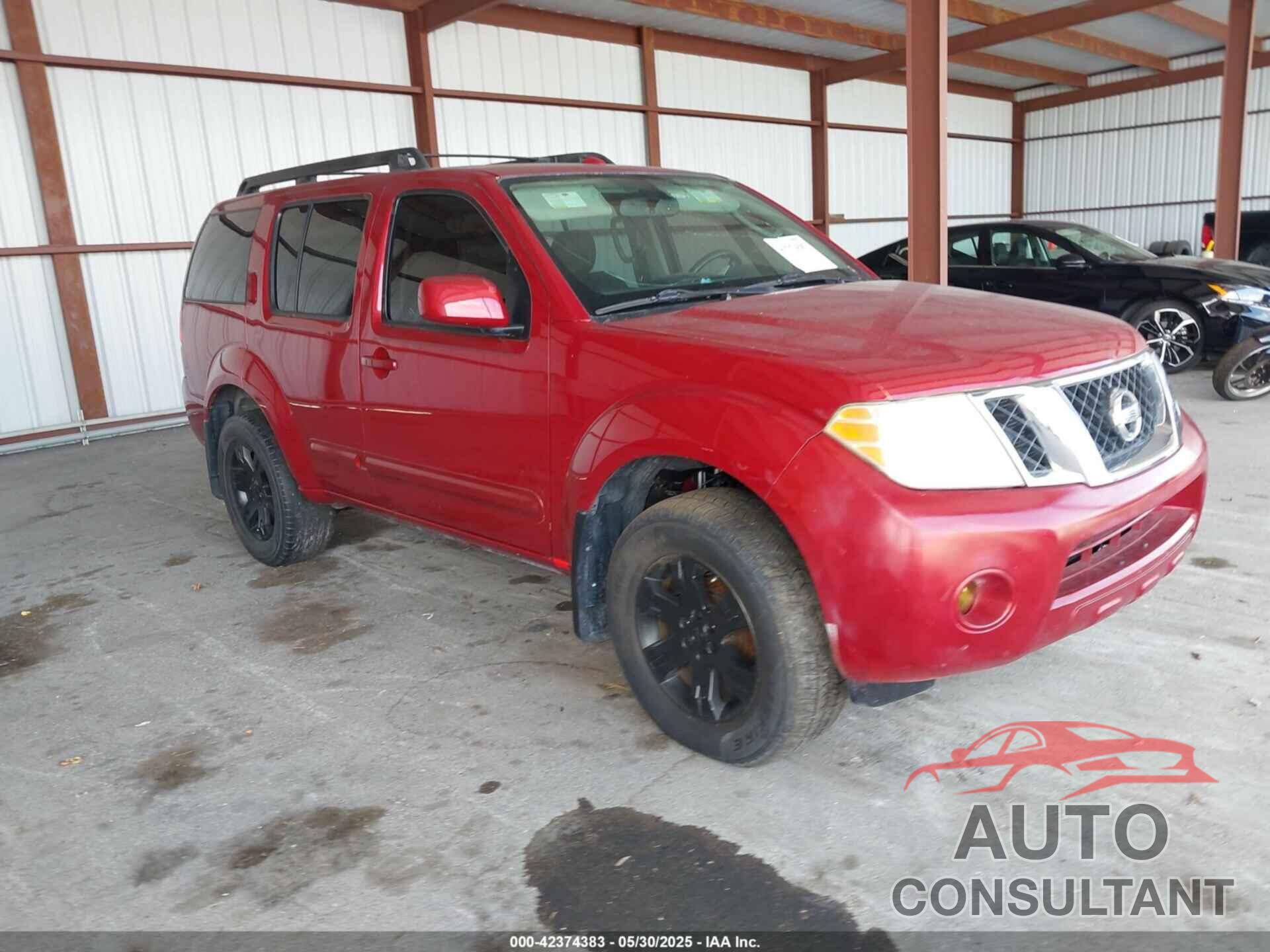 NISSAN PATHFINDER 2010 - 5N1AR1NN5AC628359