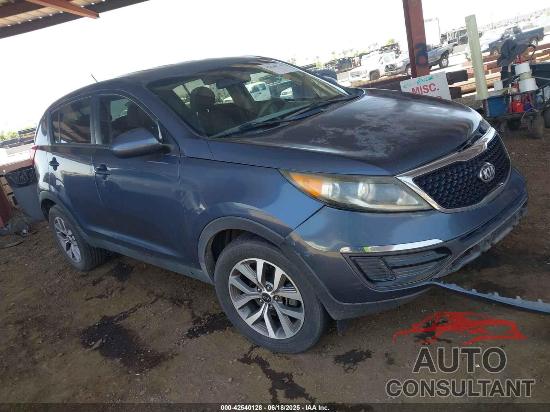KIA SPORTAGE 2014 - KNDPB3AC5E7656129