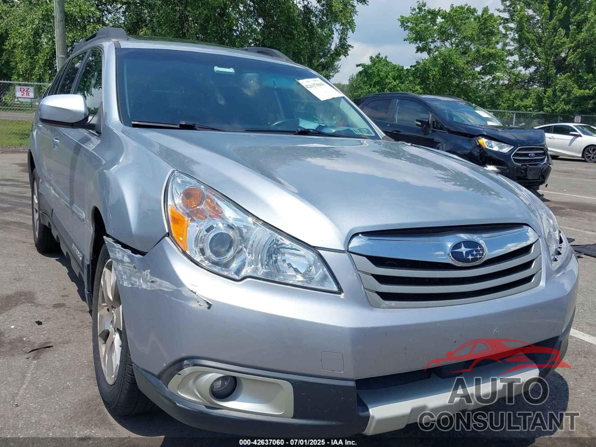 SUBARU OUTBACK 2012 - 4S4BRDKC1C2236870