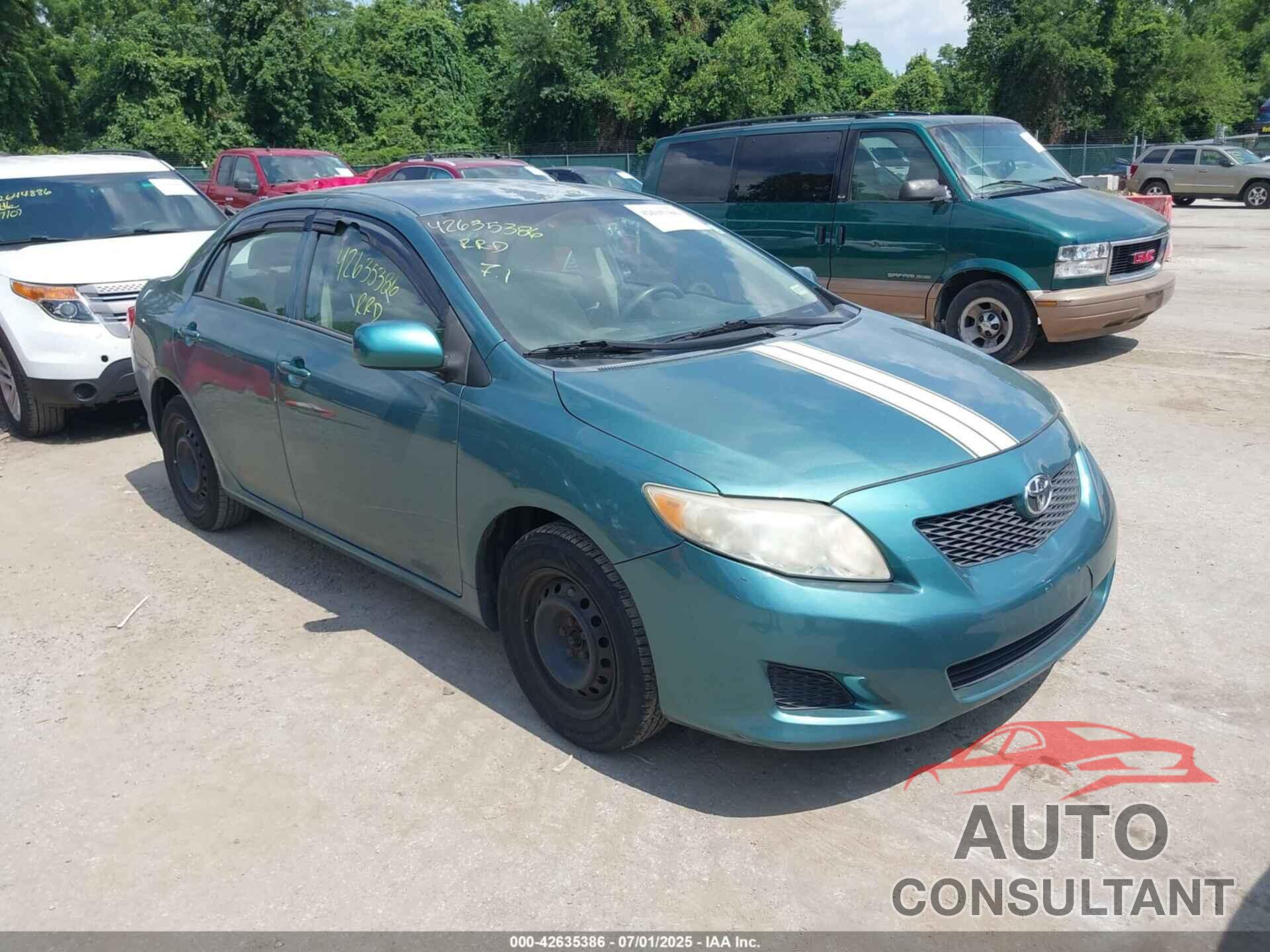TOYOTA COROLLA 2010 - 2T1BU4EE3AC327895