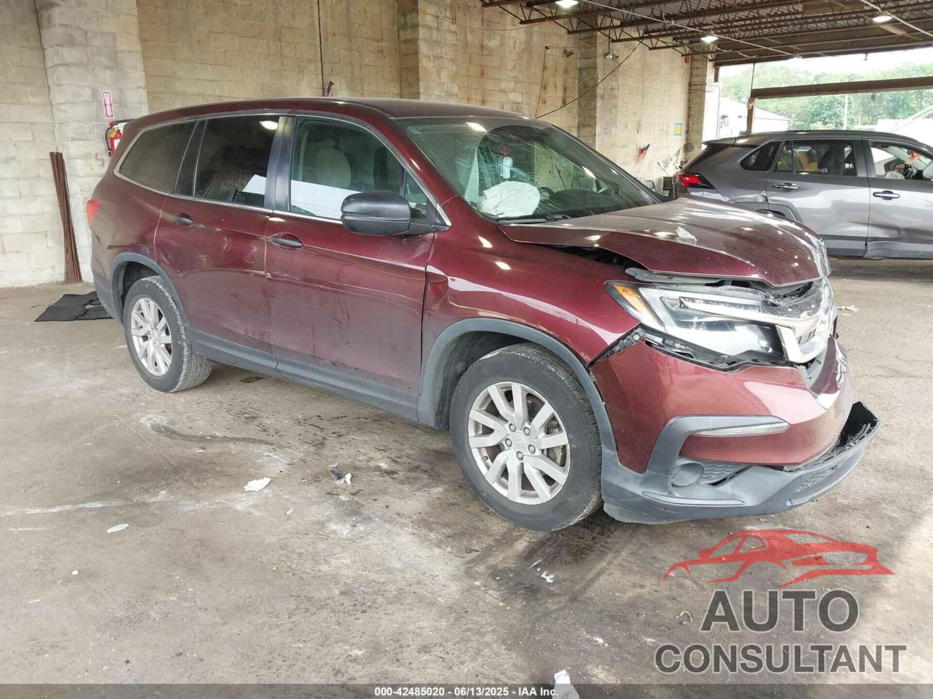 HONDA PILOT 2019 - 5FNYF6H12KB053692