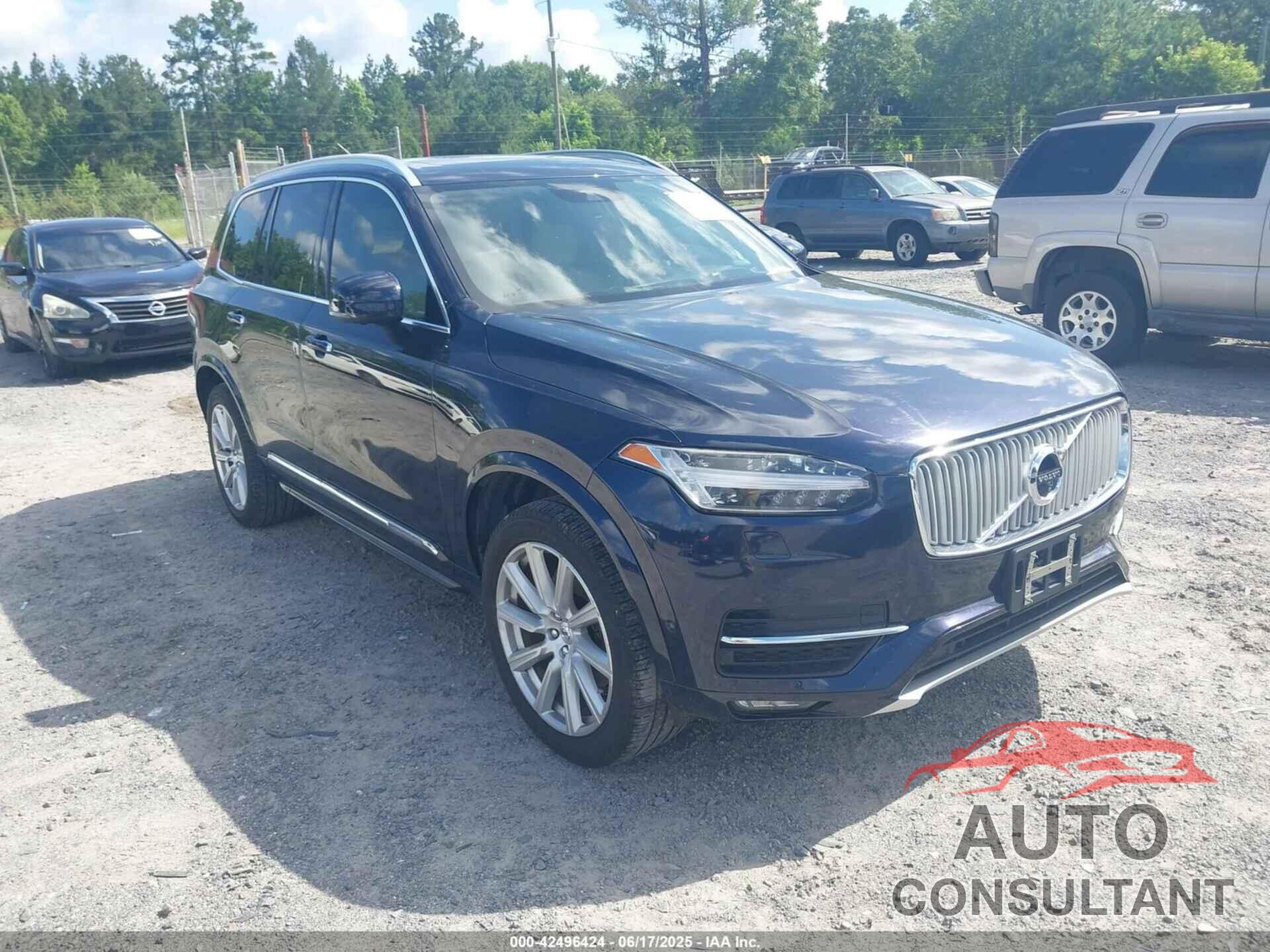 VOLVO XC90 2016 - YV4A22PL5G1030347