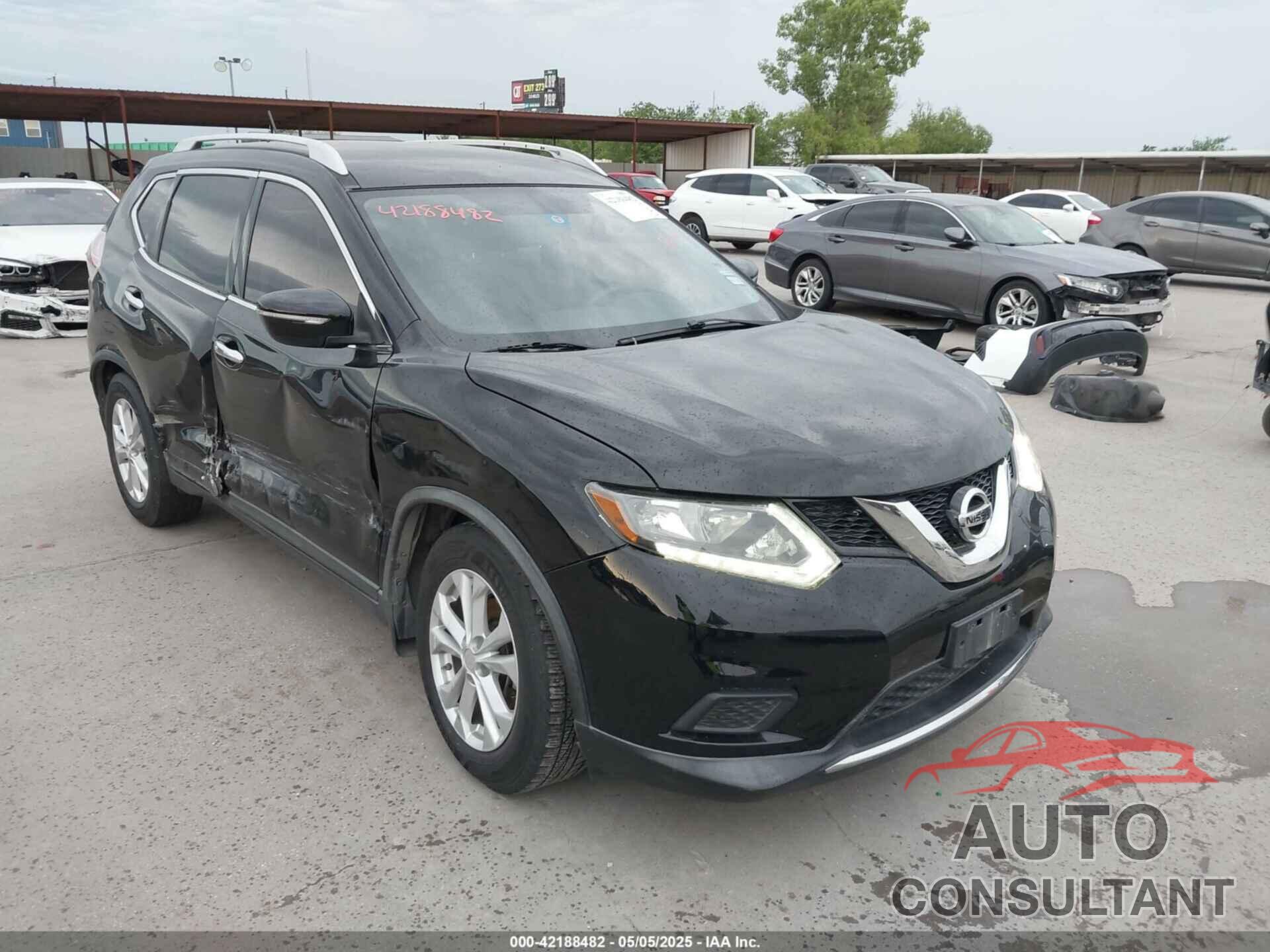 NISSAN ROGUE 2015 - KNMAT2MT8FP511743