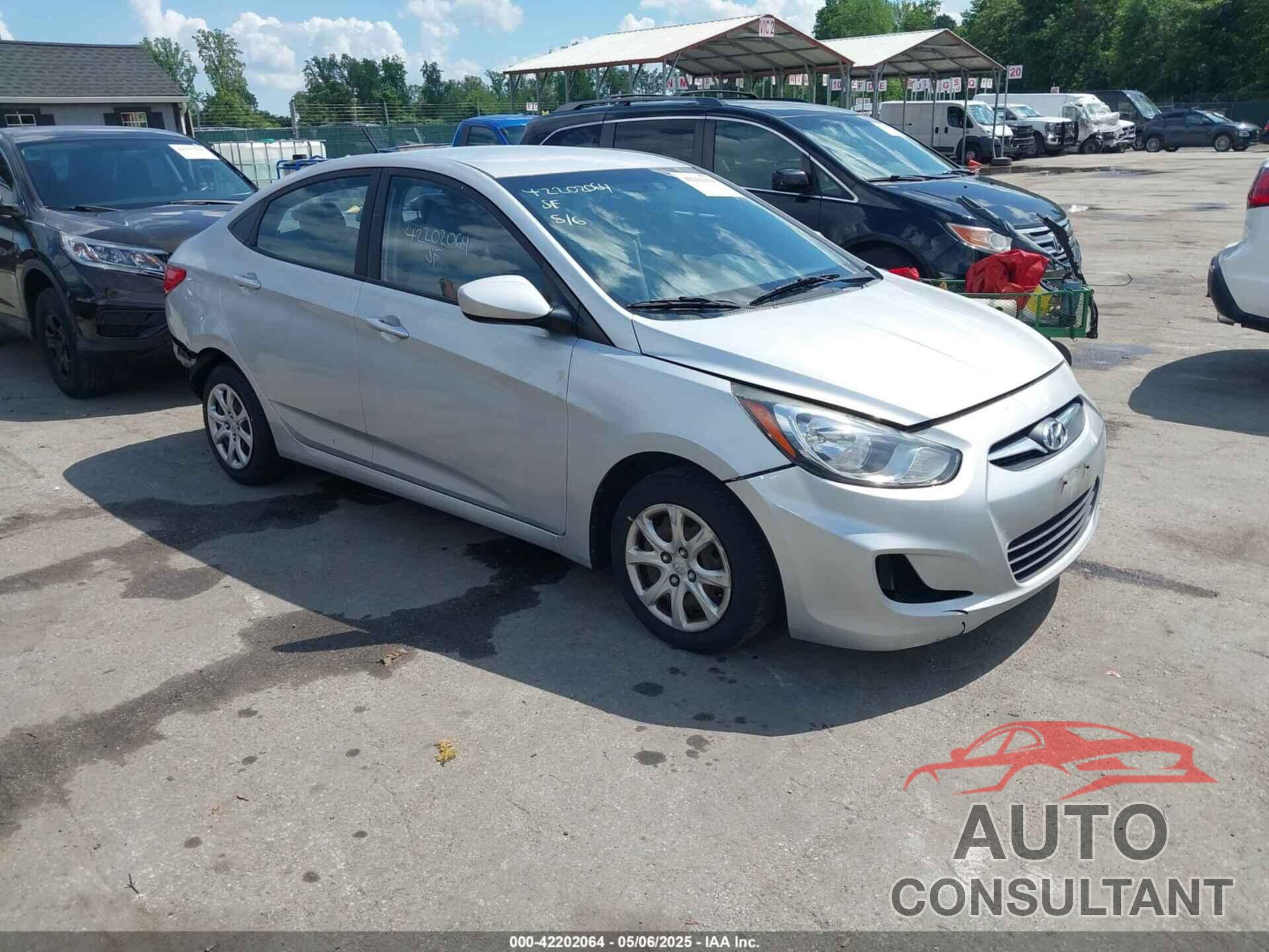 HYUNDAI ACCENT 2013 - KMHCT4AEXDU331197