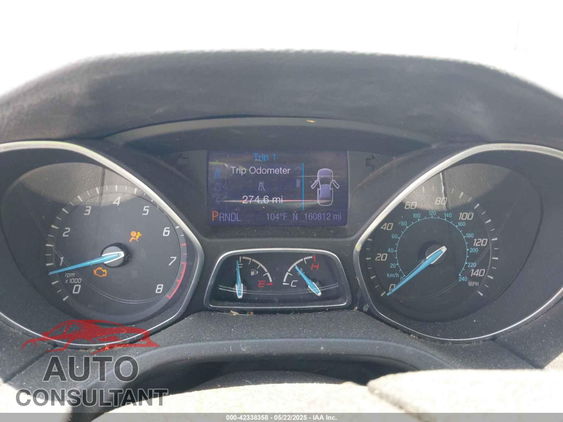 FORD FOCUS 2013 - 1FADP3F2XDL155799