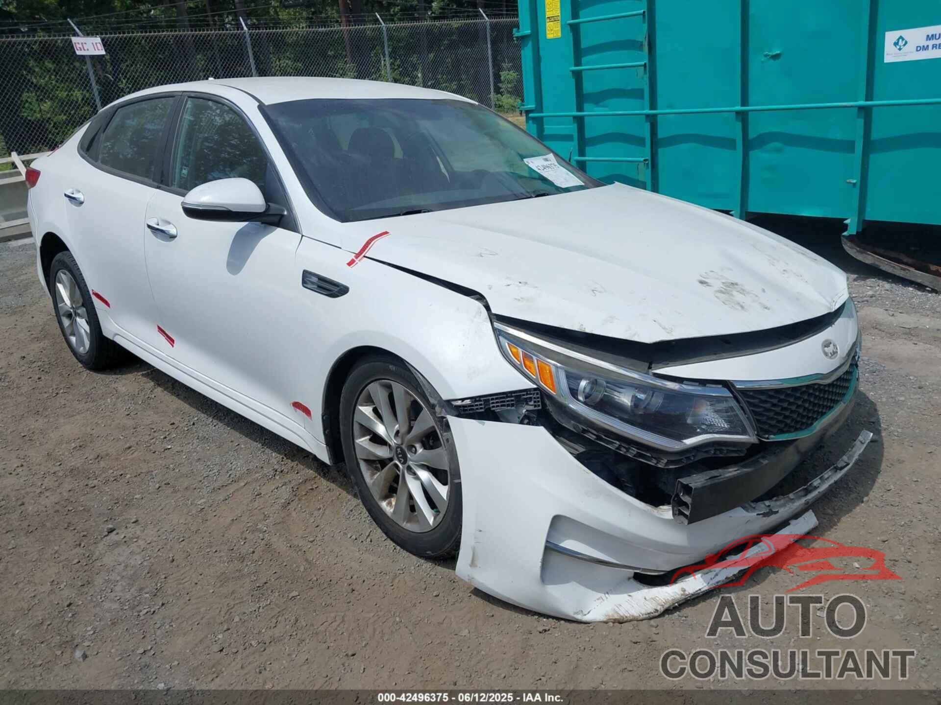 KIA OPTIMA 2017 - 5XXGT4L37HG121945