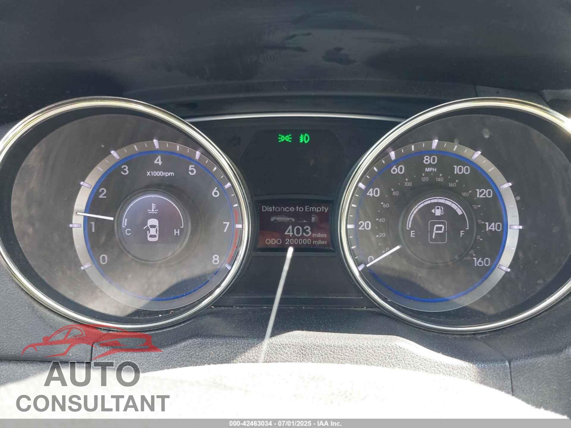 HYUNDAI SONATA 2012 - 5NPEC4AC5CH357839