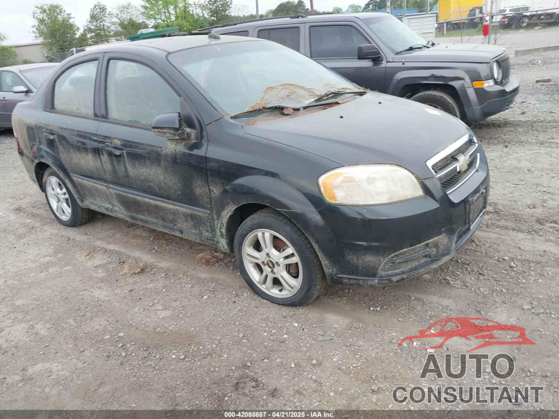 CHEVROLET AVEO 2010 - KL1TD5DE3AB103494