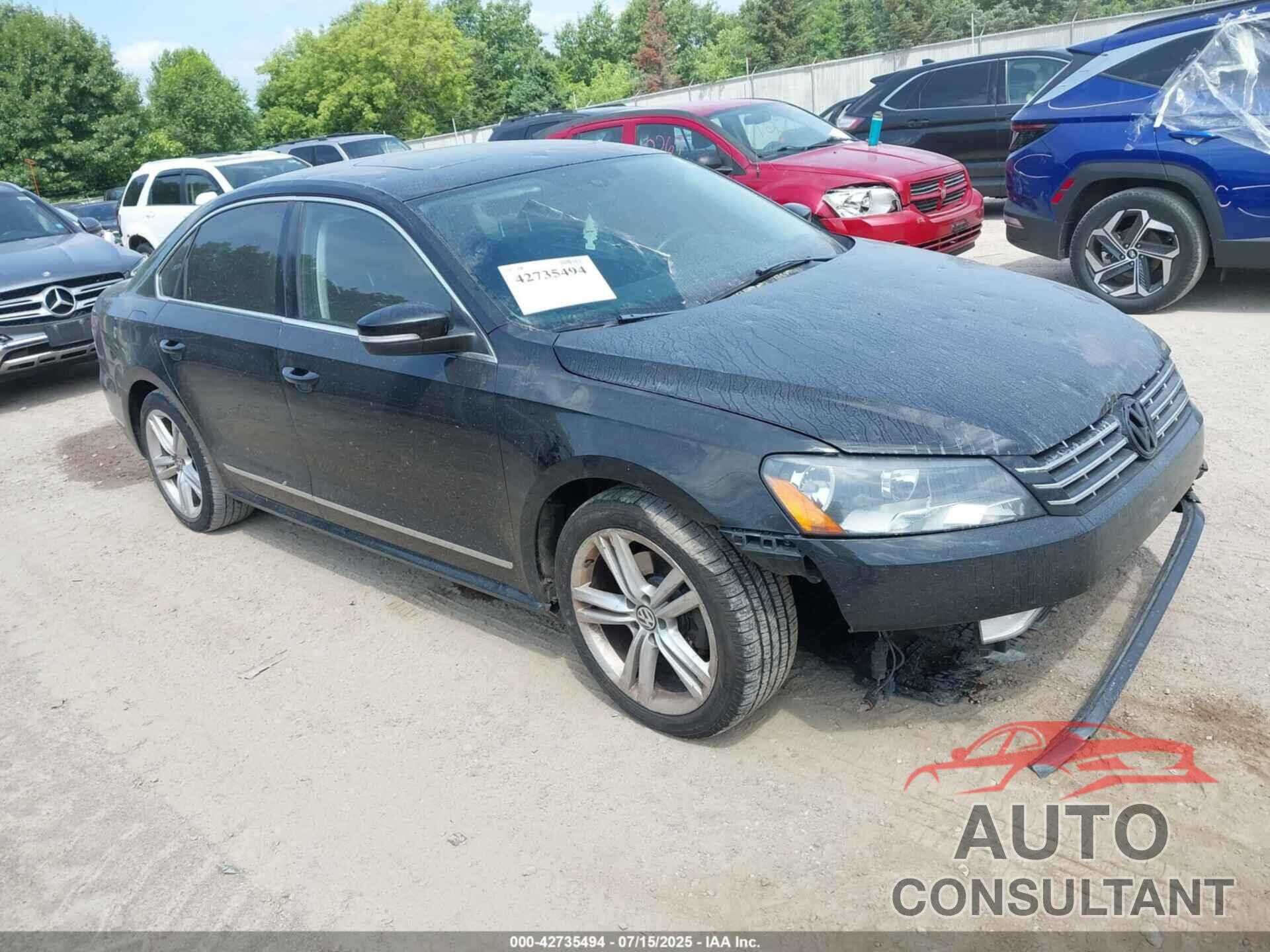 VOLKSWAGEN PASSAT 2013 - 1VWBN7A3XDC091775