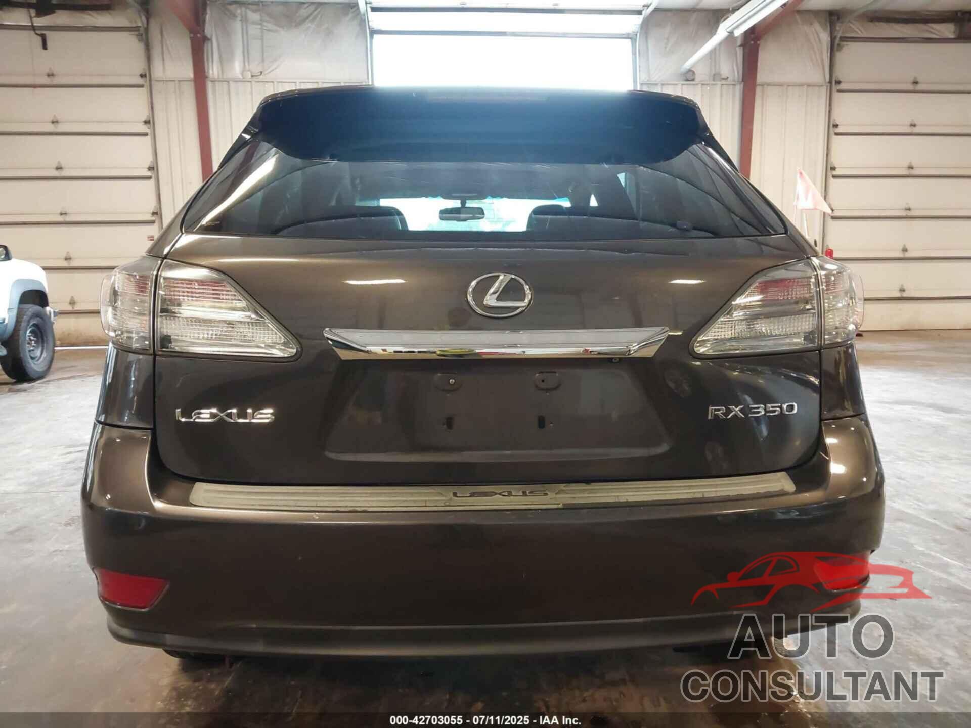 LEXUS RX 350 2010 - 2T2BK1BA4AC012296