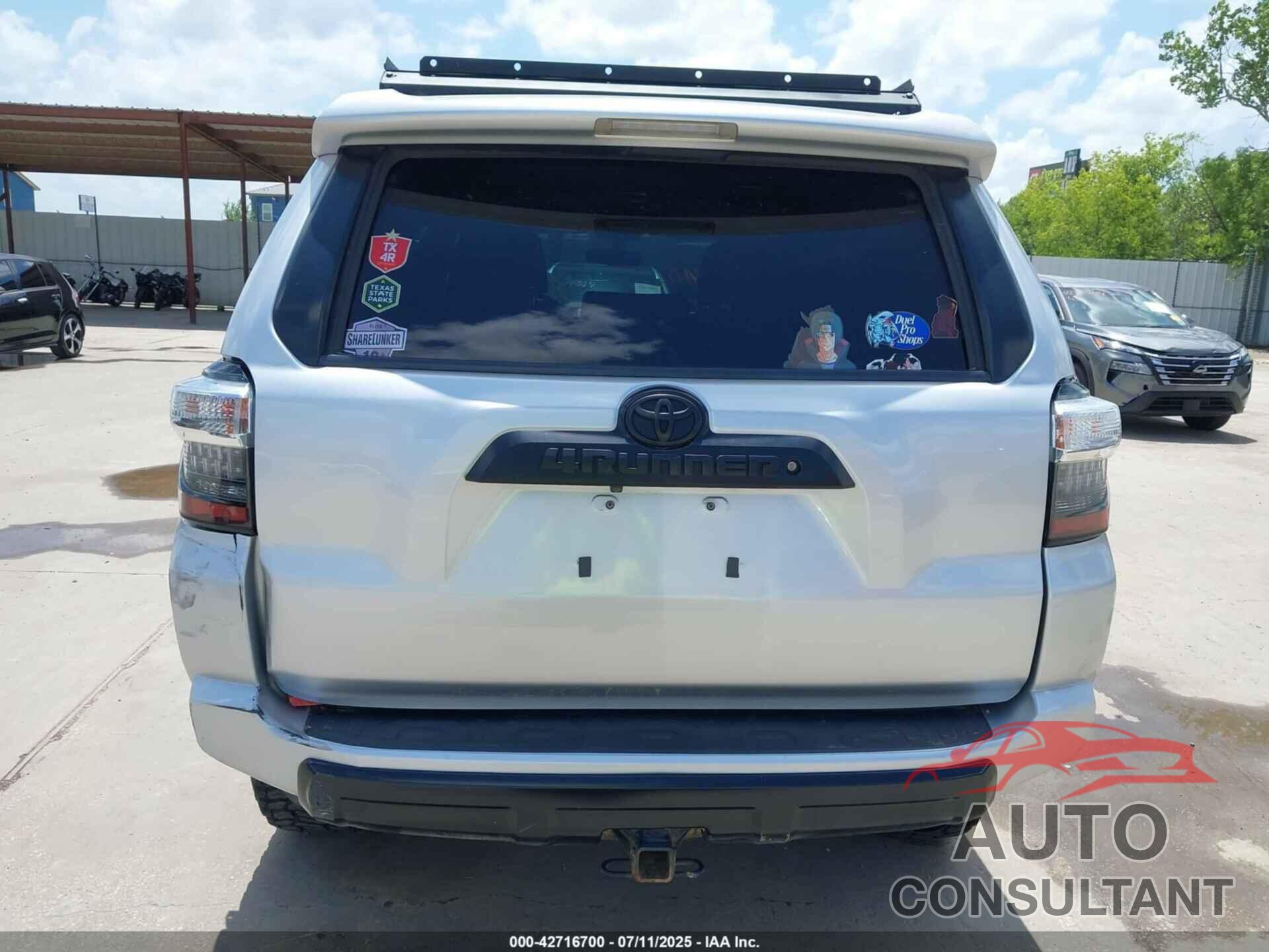 TOYOTA 4RUNNER 2019 - JTEBU5JR7K5663235