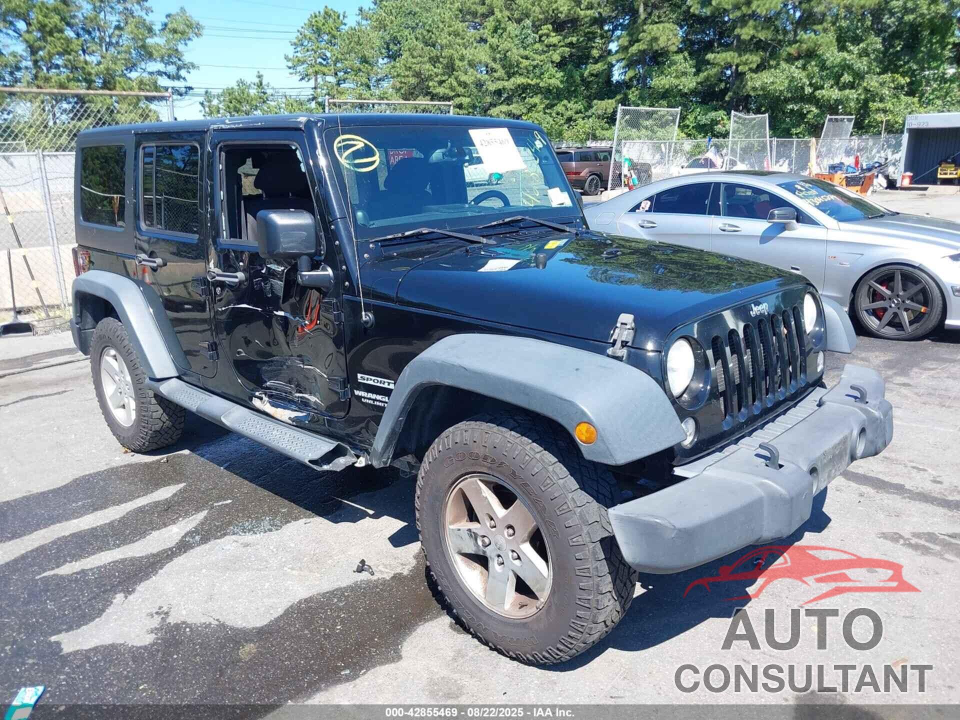 JEEP WRANGLER UNLIMITED 2014 - 1C4HJWDG8EL309862