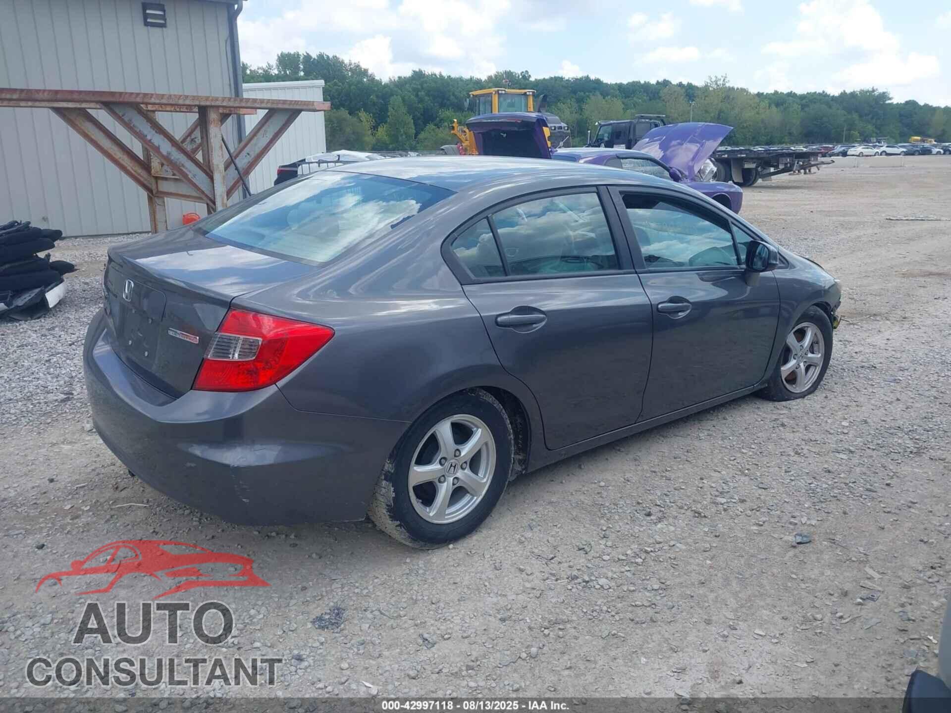 HONDA CIVIC 2012 - 19XFB5F52CE003353