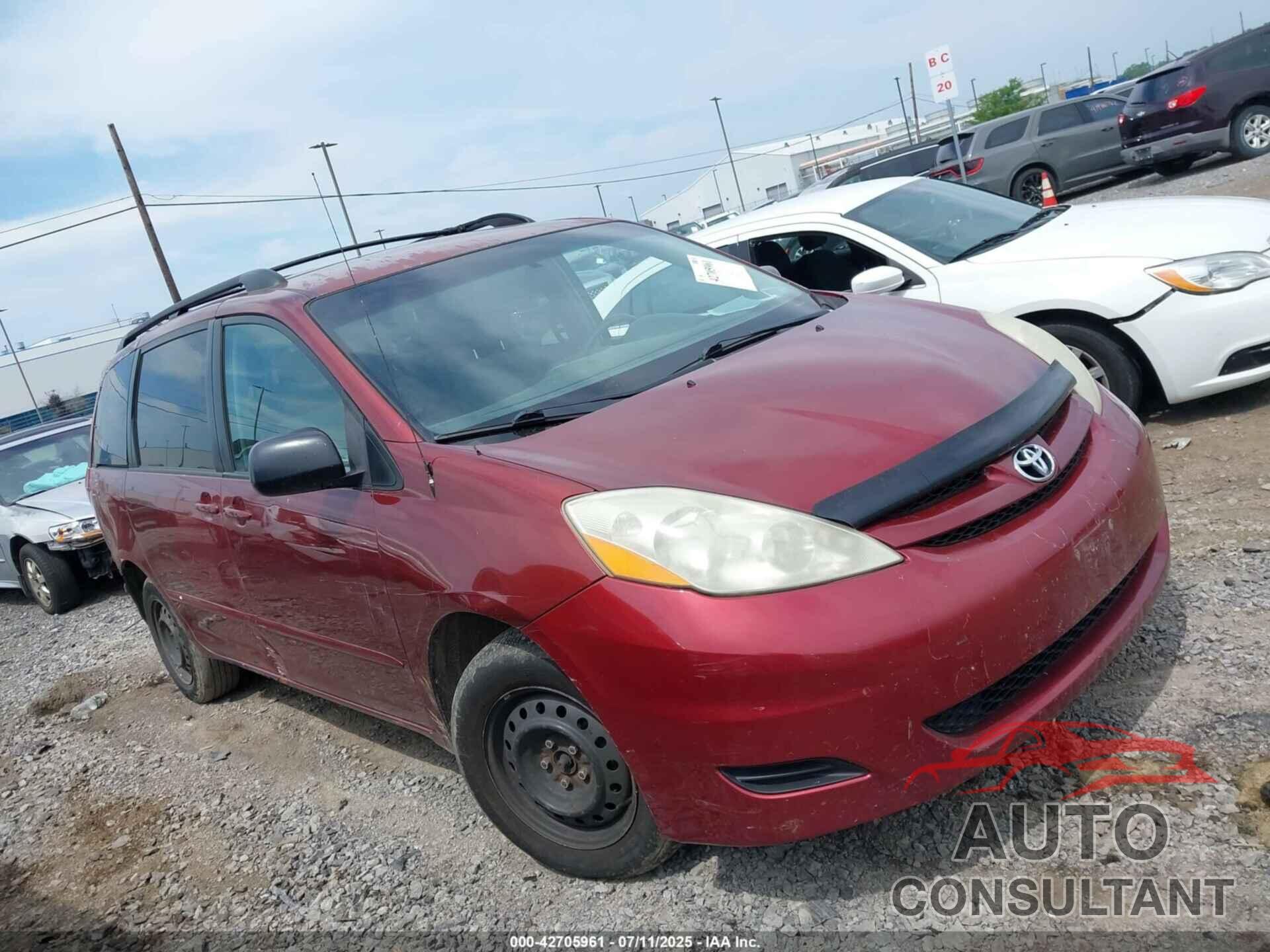 TOYOTA SIENNA 2009 - 5TDZK23C09S281794
