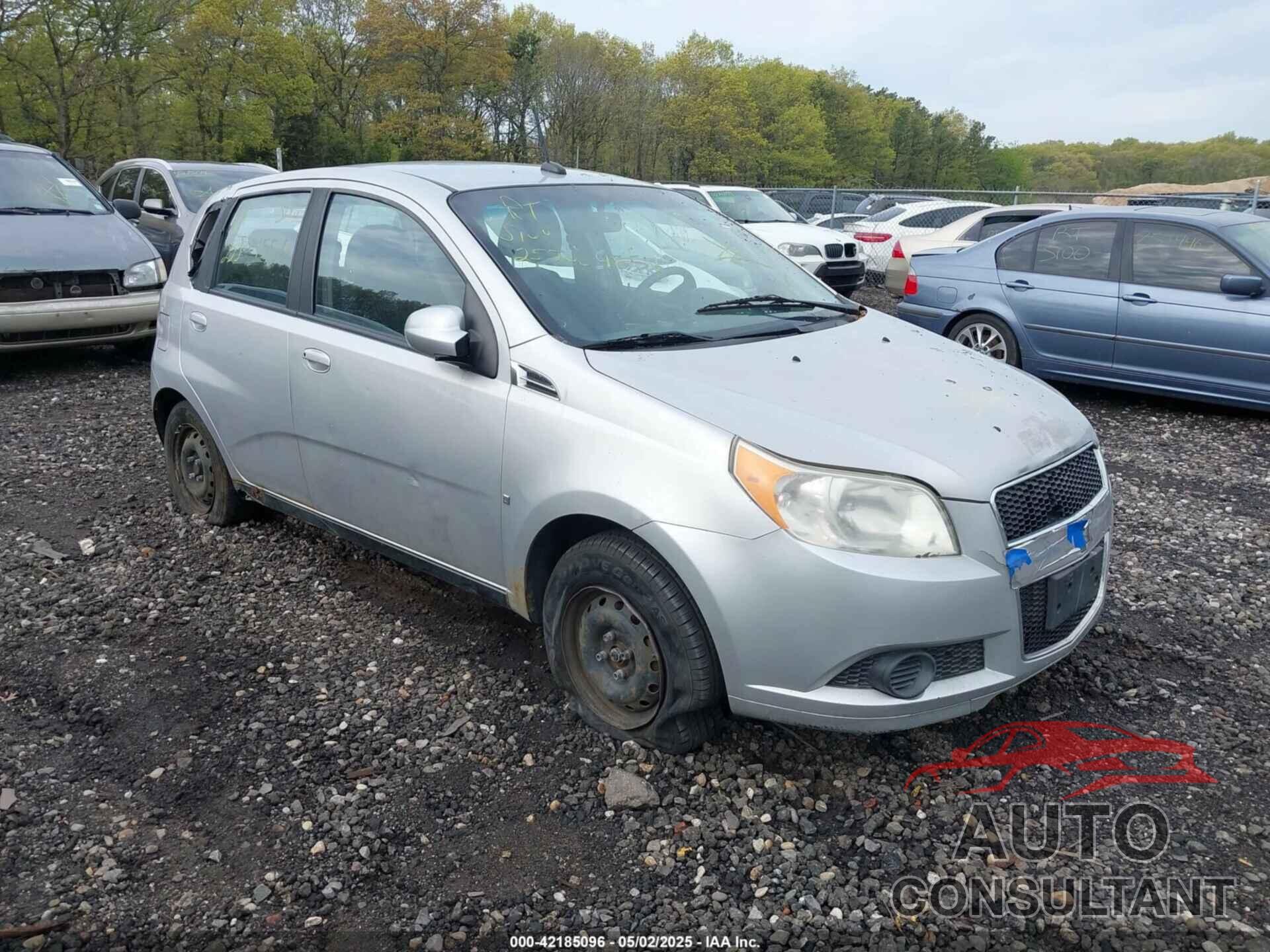 CHEVROLET AVEO 2009 - KL1TD66E99B322197