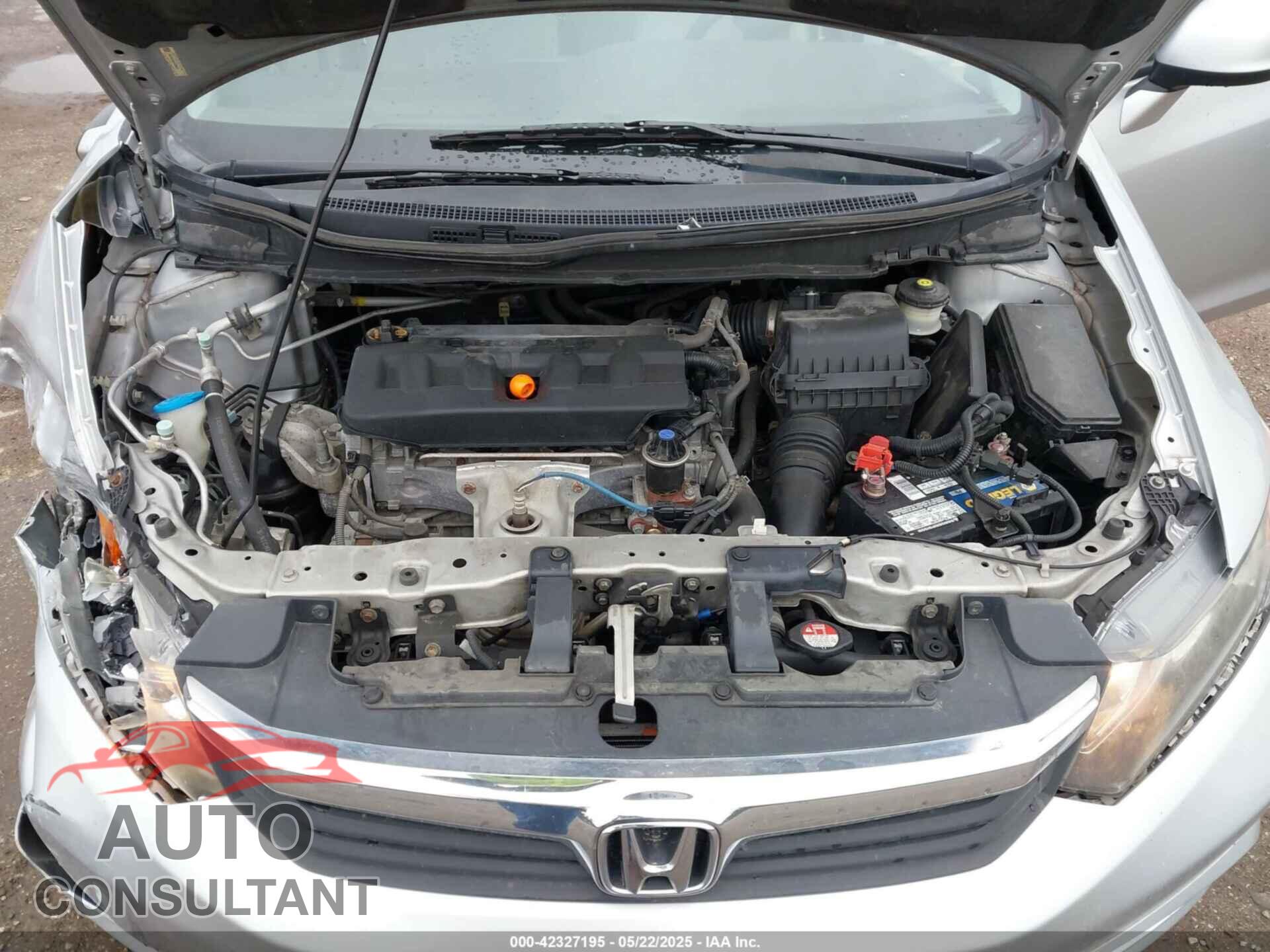 HONDA CIVIC 2012 - 19XFB2F85CE308872