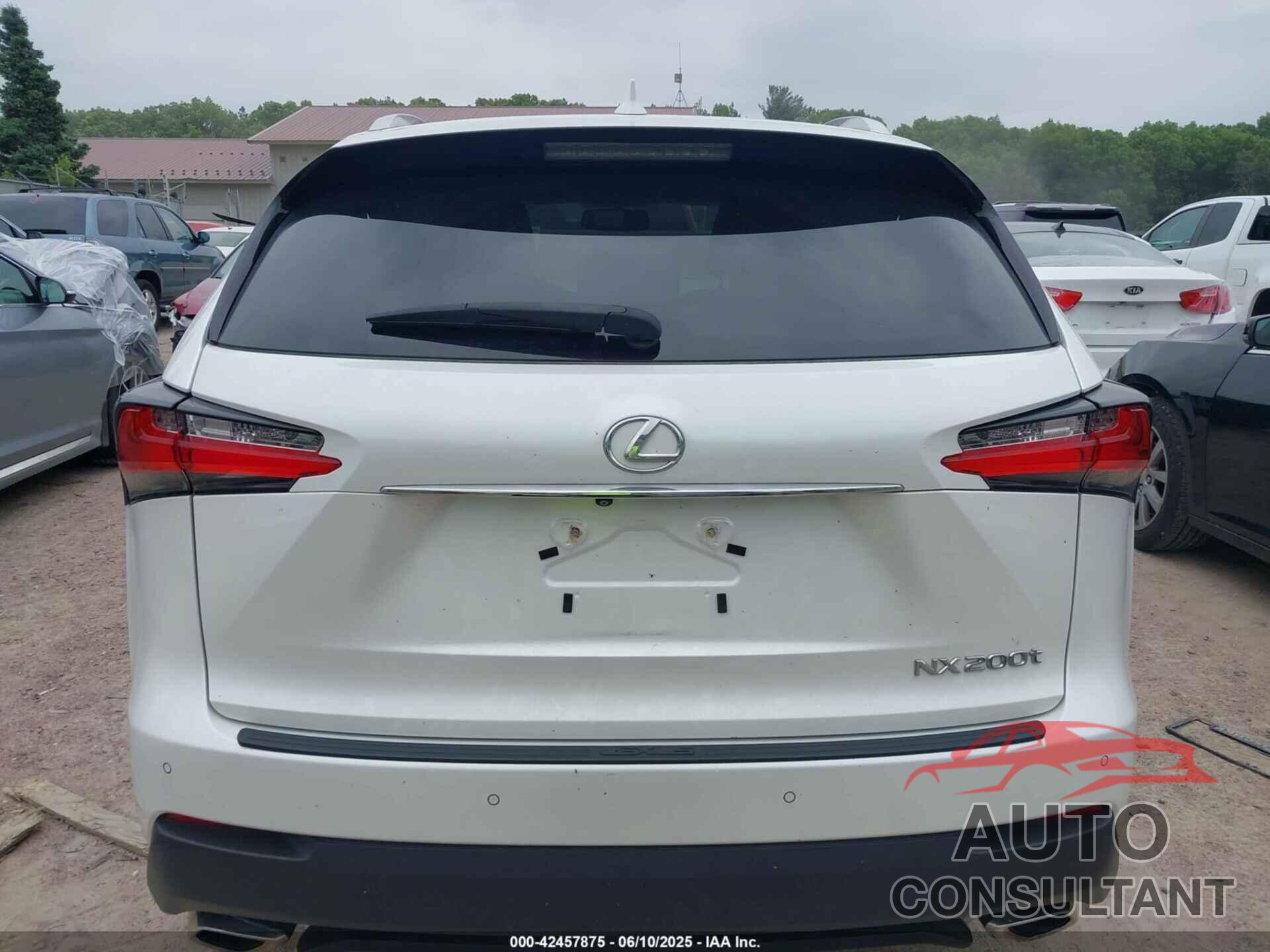 LEXUS NX 200T 2017 - JTJBARBZXH2106281