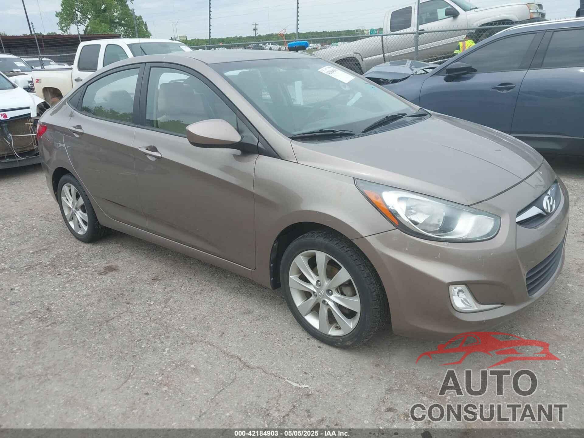 HYUNDAI ACCENT 2012 - KMHCU4AE8CU240375